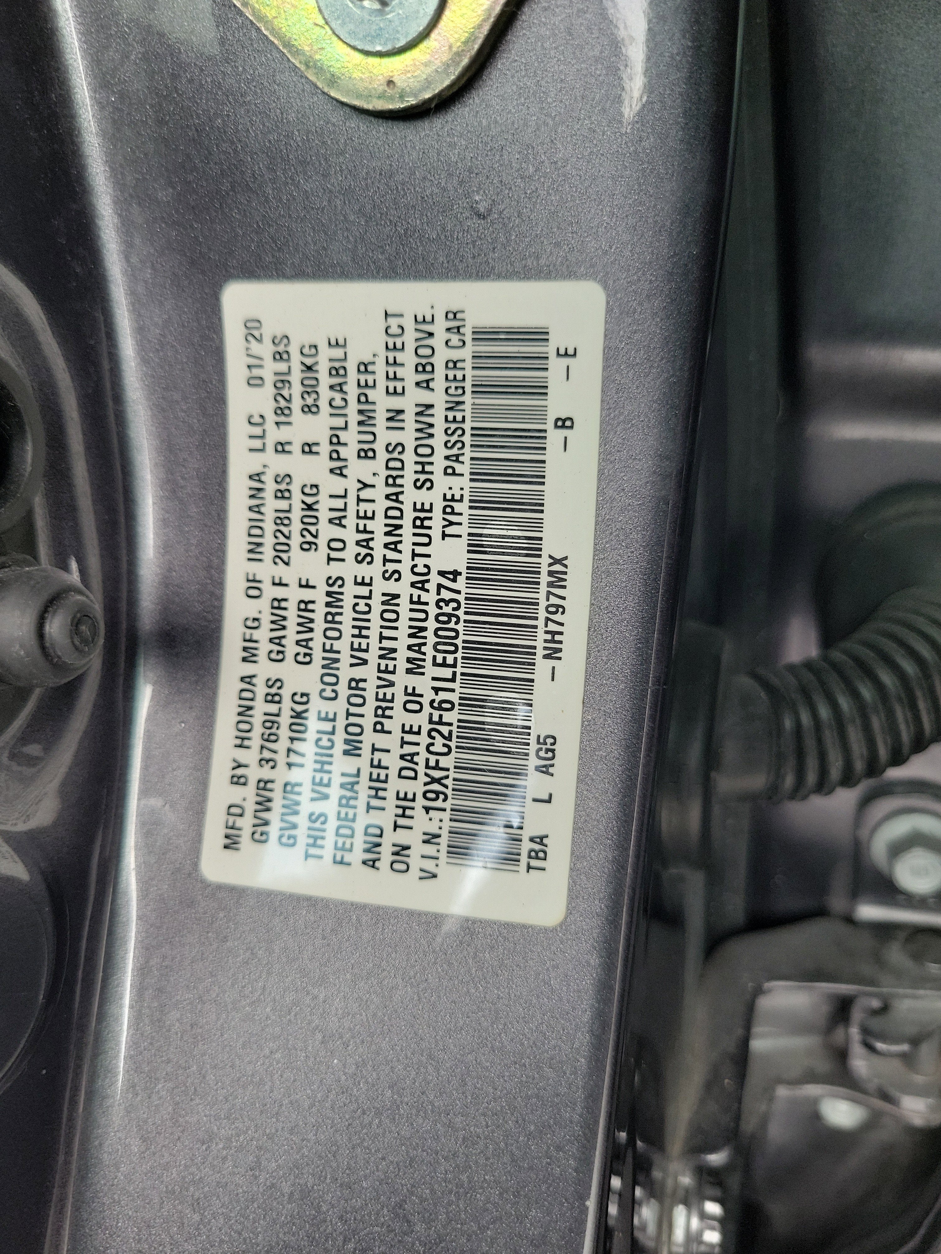 2020 Honda Civic Sedan LX