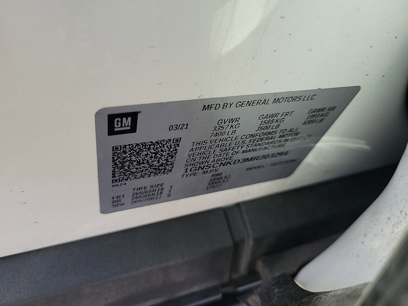 2021 Chevrolet Tahoe LT