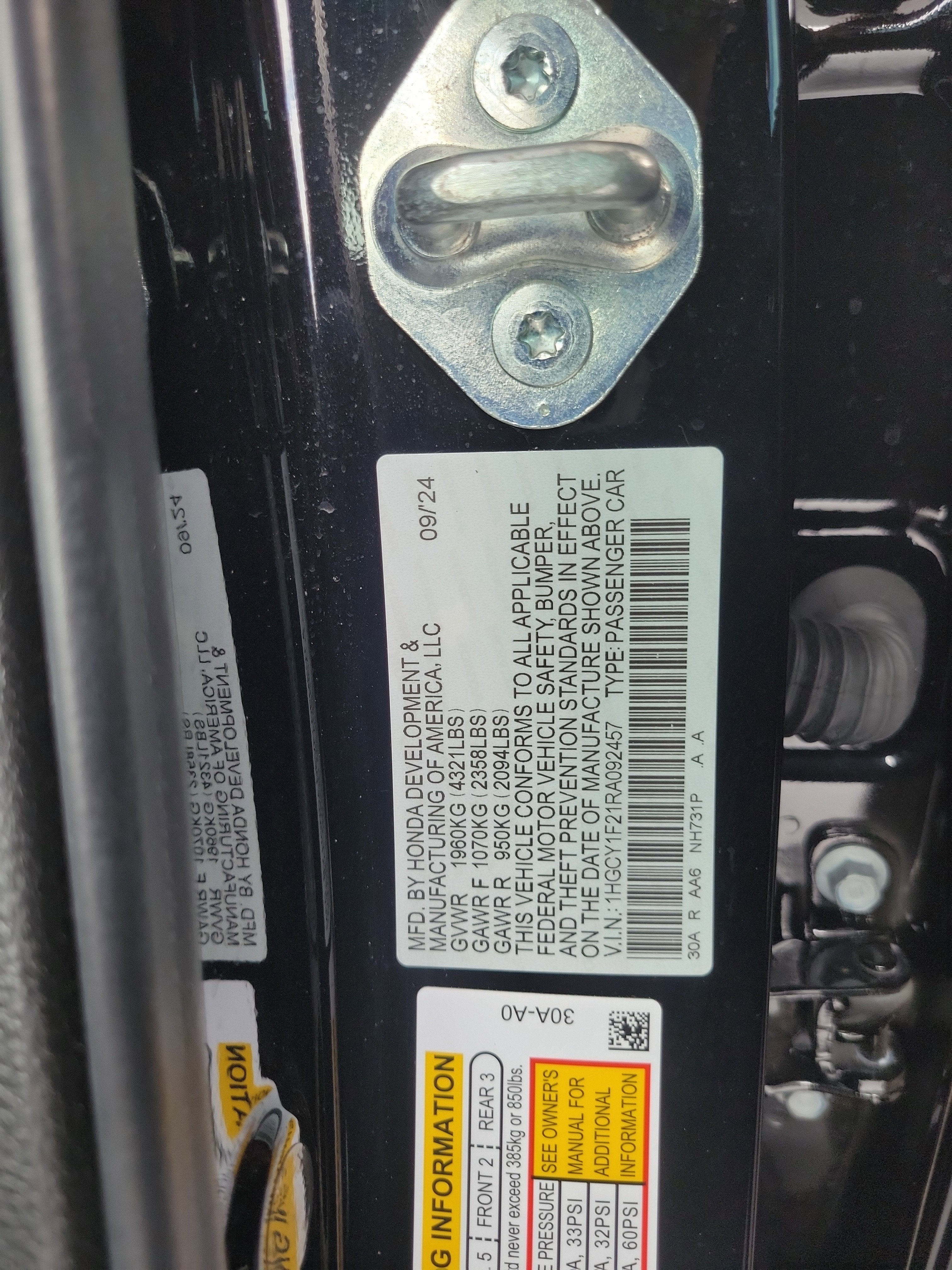 2024 Honda Accord Sedan LX