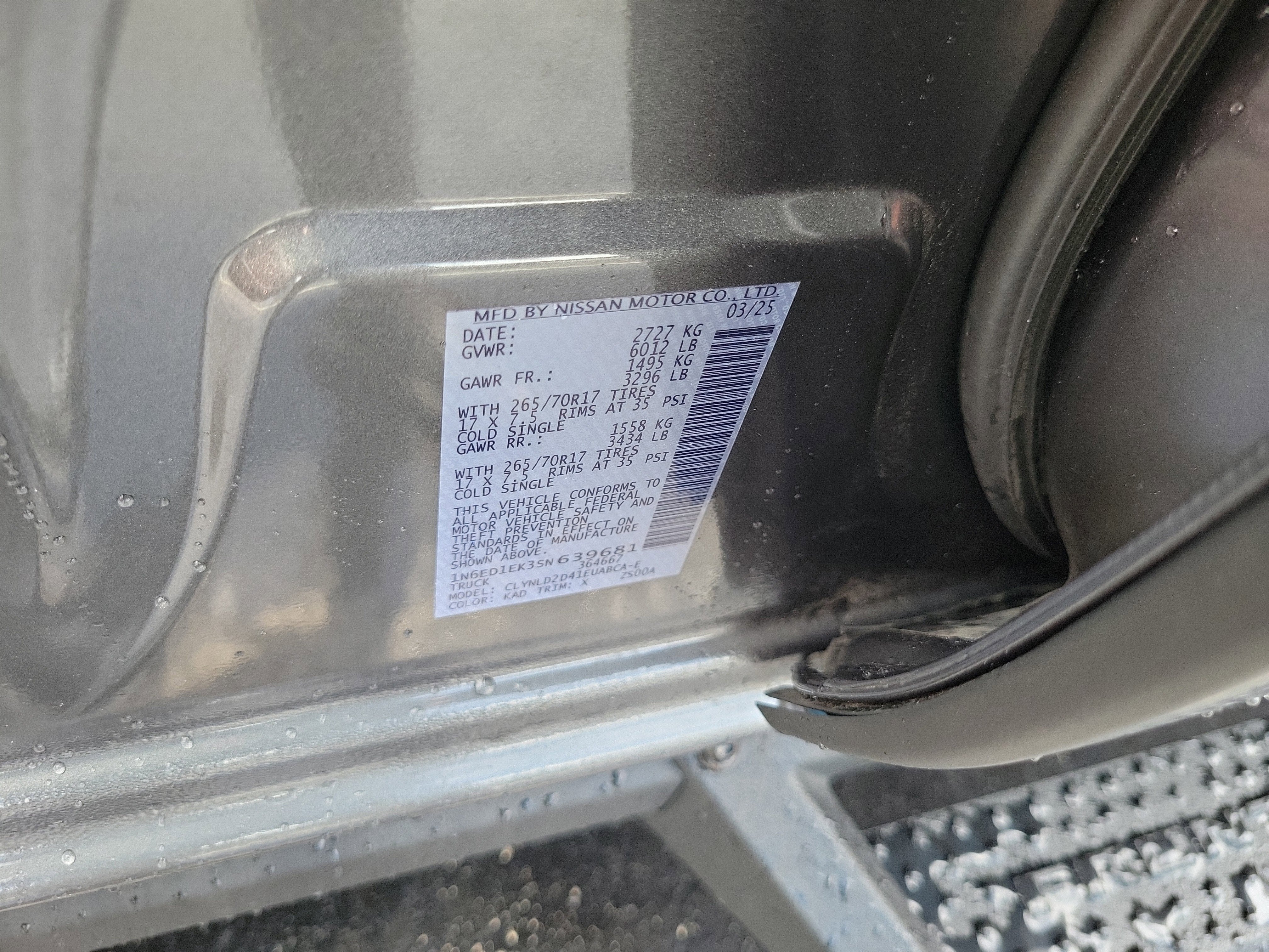 2025 Nissan Frontier PRO-4X