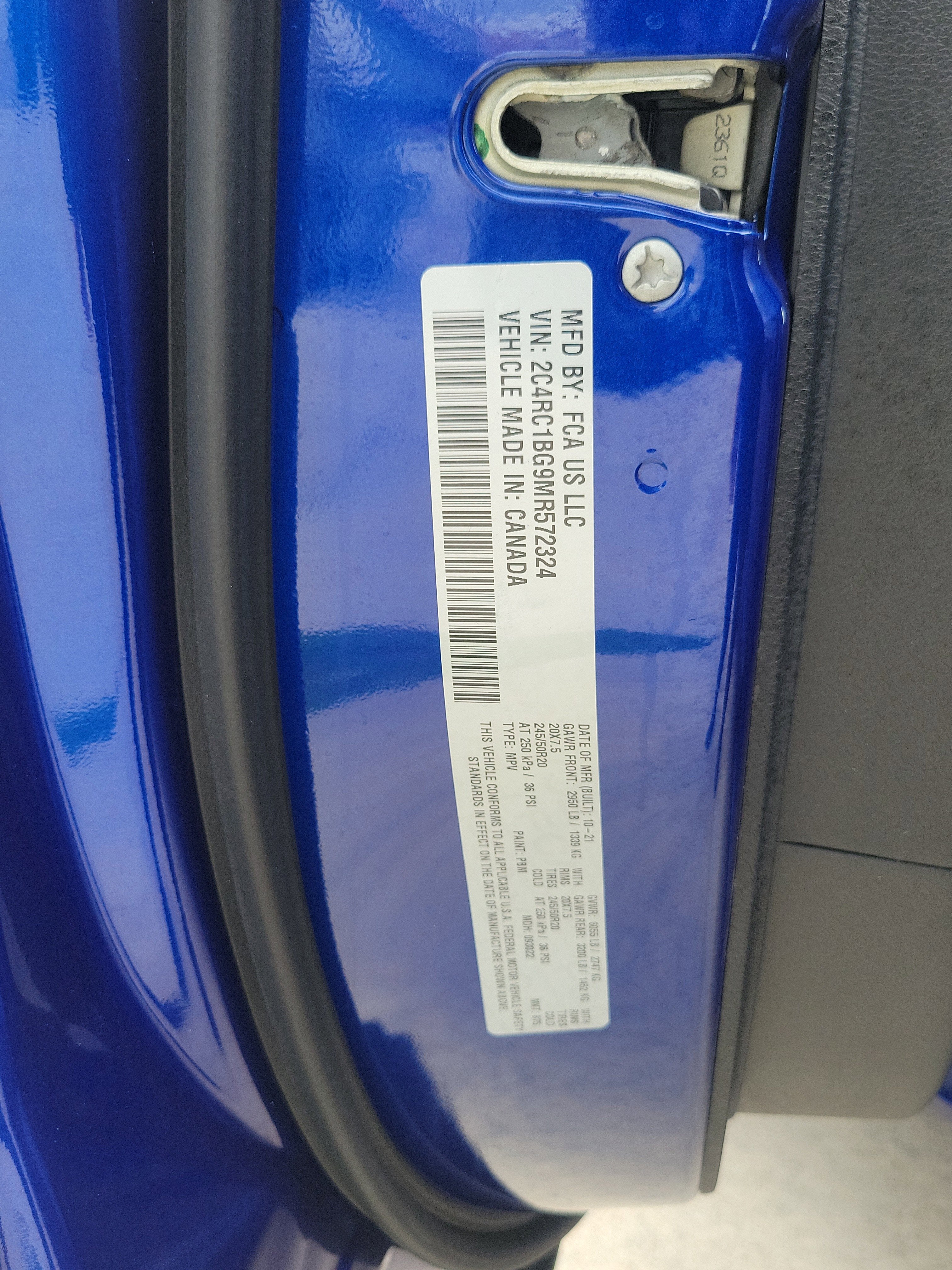 2021 Chrysler Pacifica Touring L