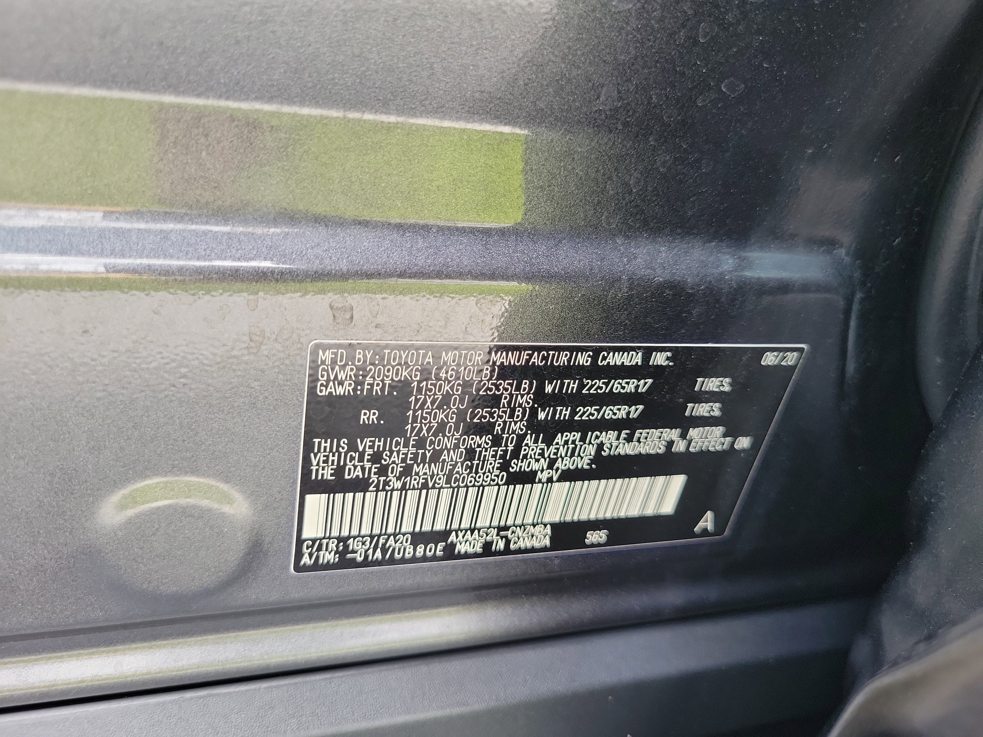 2020 Toyota RAV4 XLE