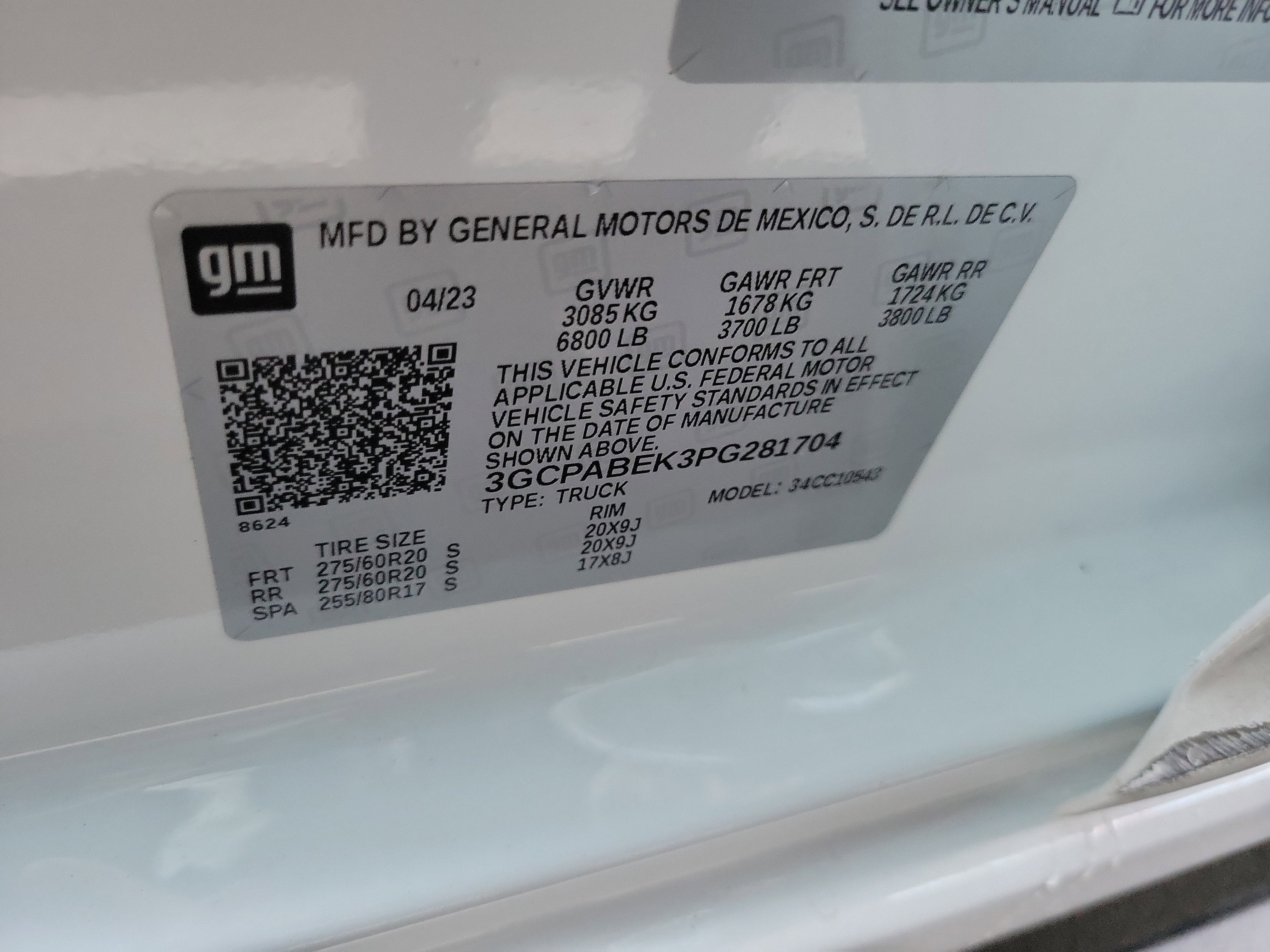 2023 Chevrolet Silverado 1500 Custom