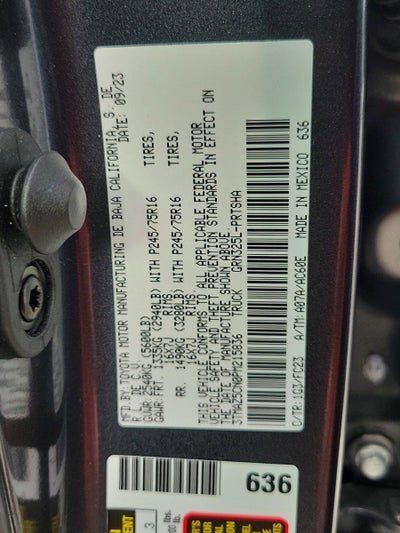 2023 Toyota Tacoma 2WD Base