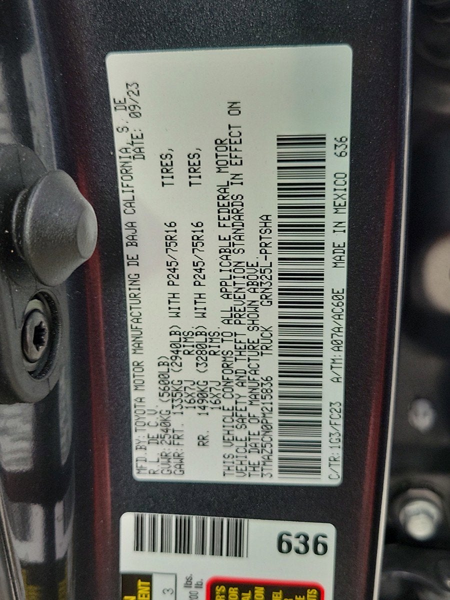 2023 Toyota Tacoma 2WD Base