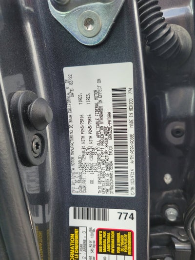 2022 Toyota Tacoma 2WD SR5