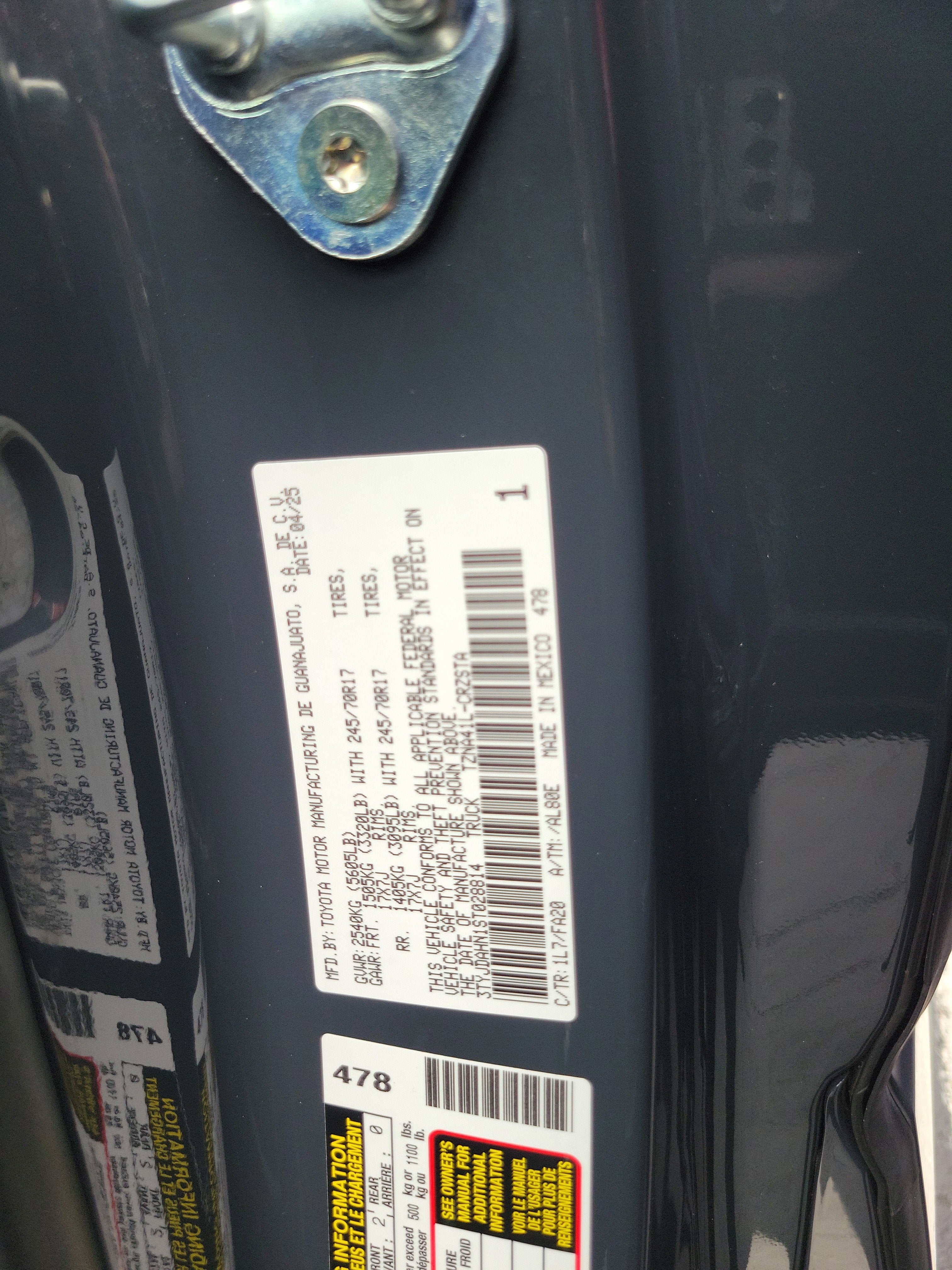 2025 Toyota Tacoma 2WD SR