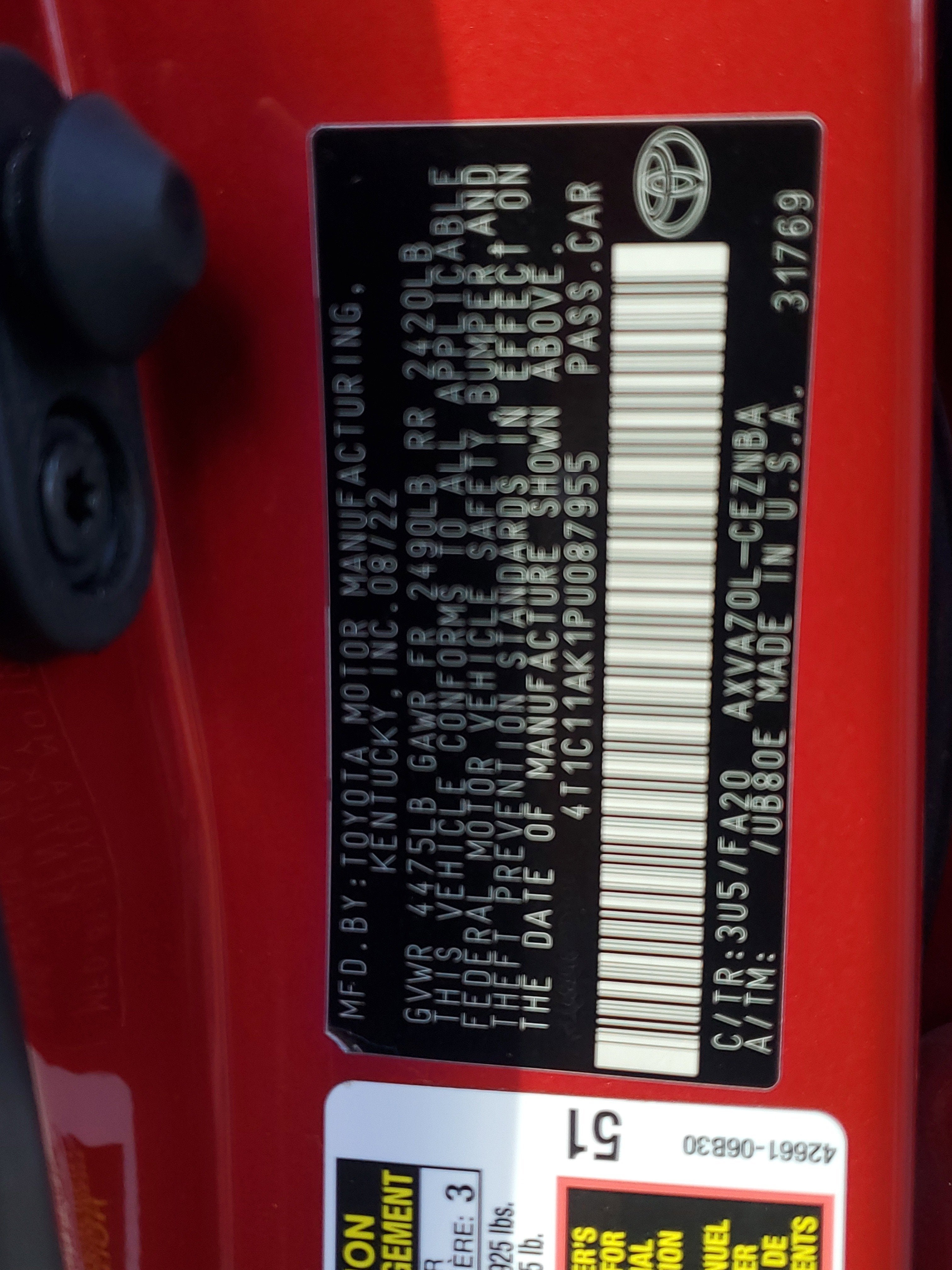 2023 Toyota Camry LE