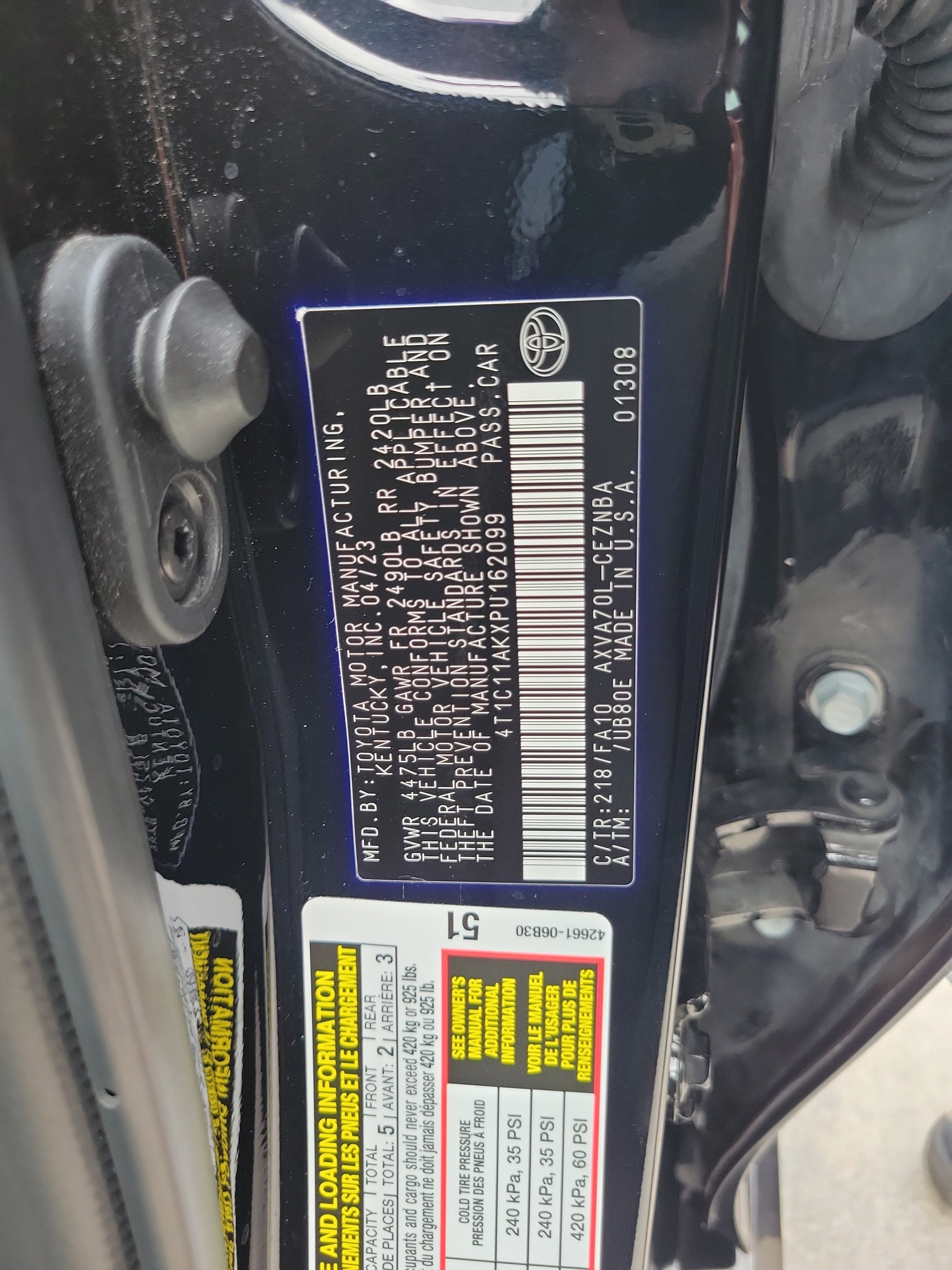 2023 Toyota Camry LE