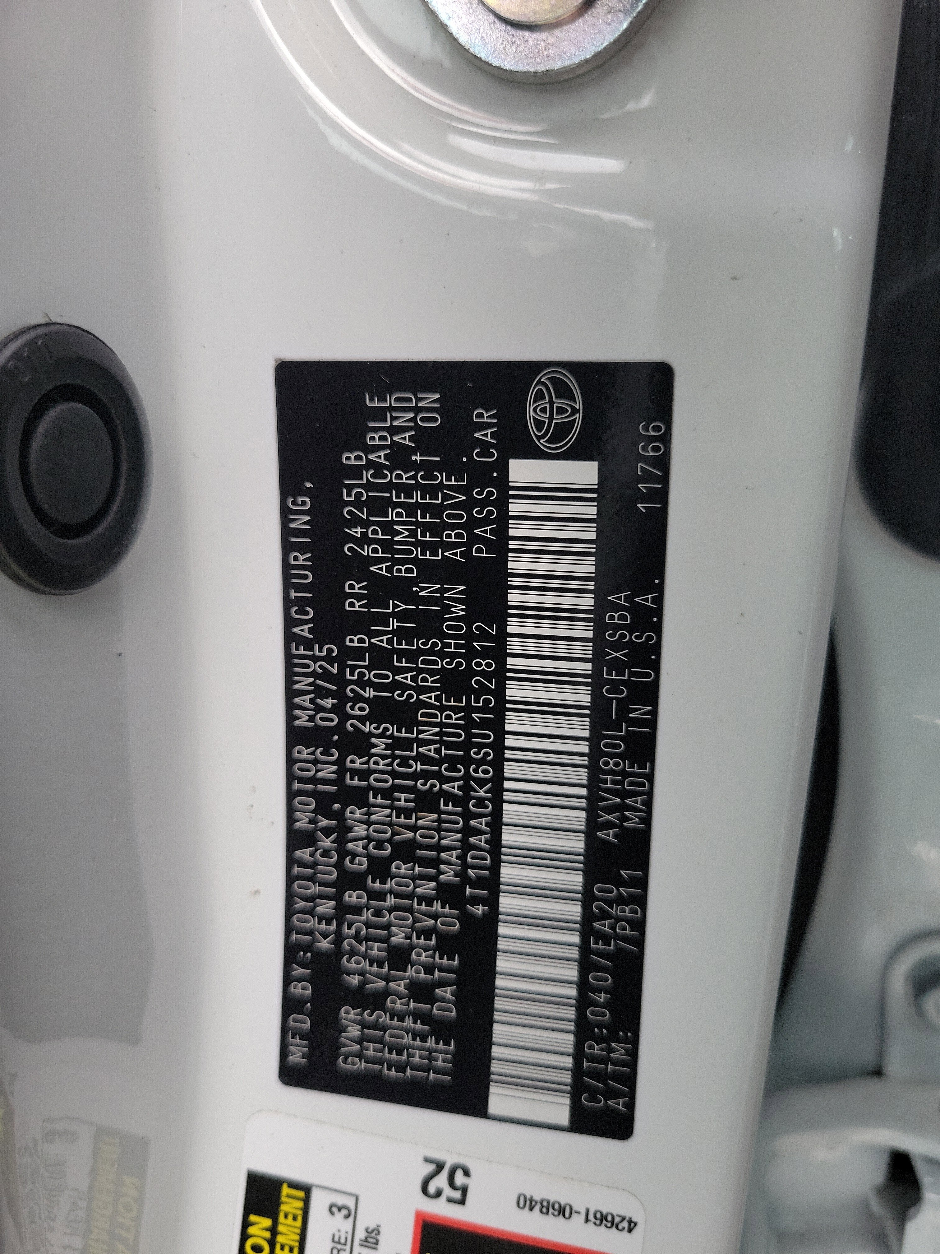 2025 Toyota Camry LE