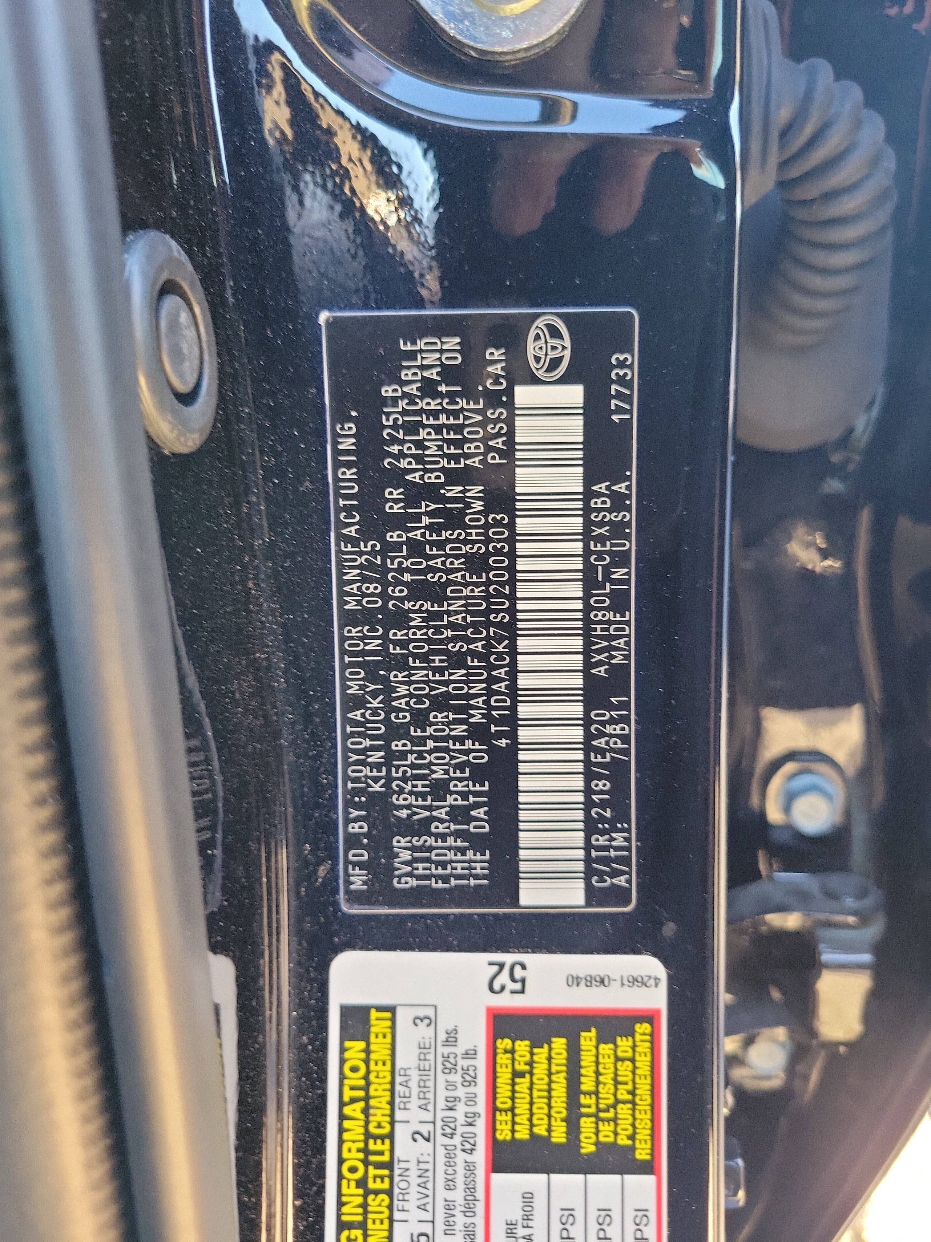 2025 Toyota Camry SE