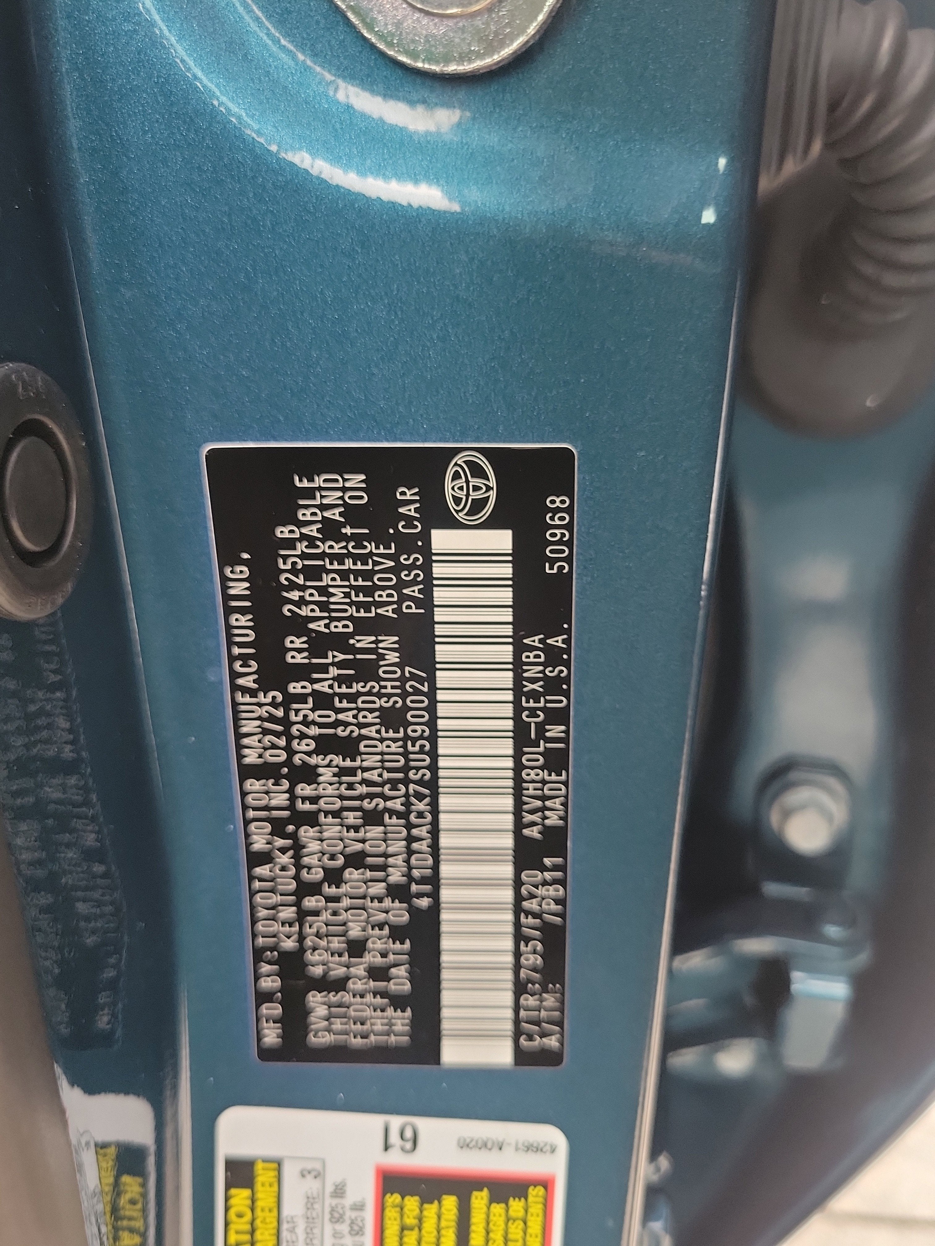 2025 Toyota Camry LE