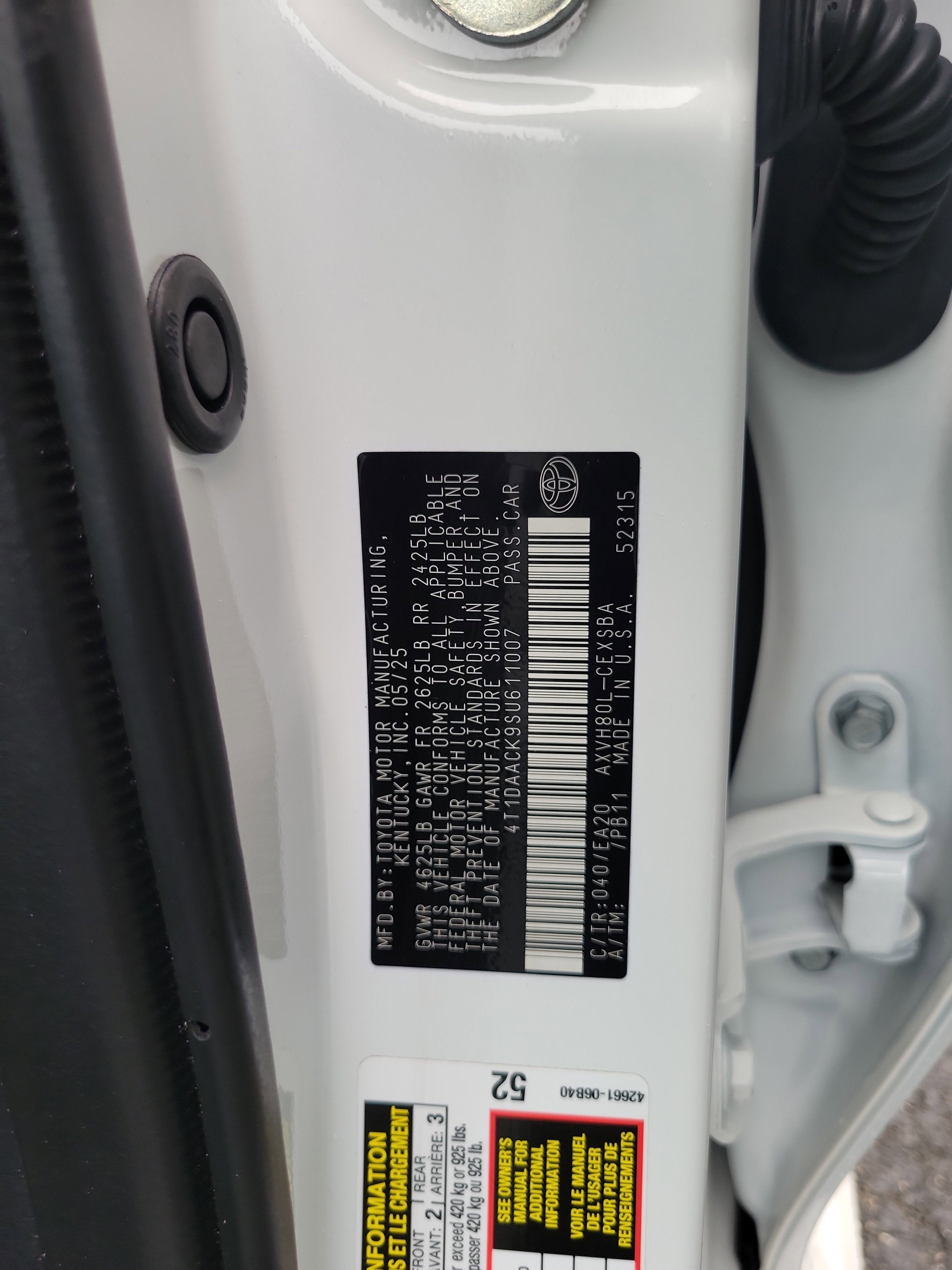 2025 Toyota Camry SE