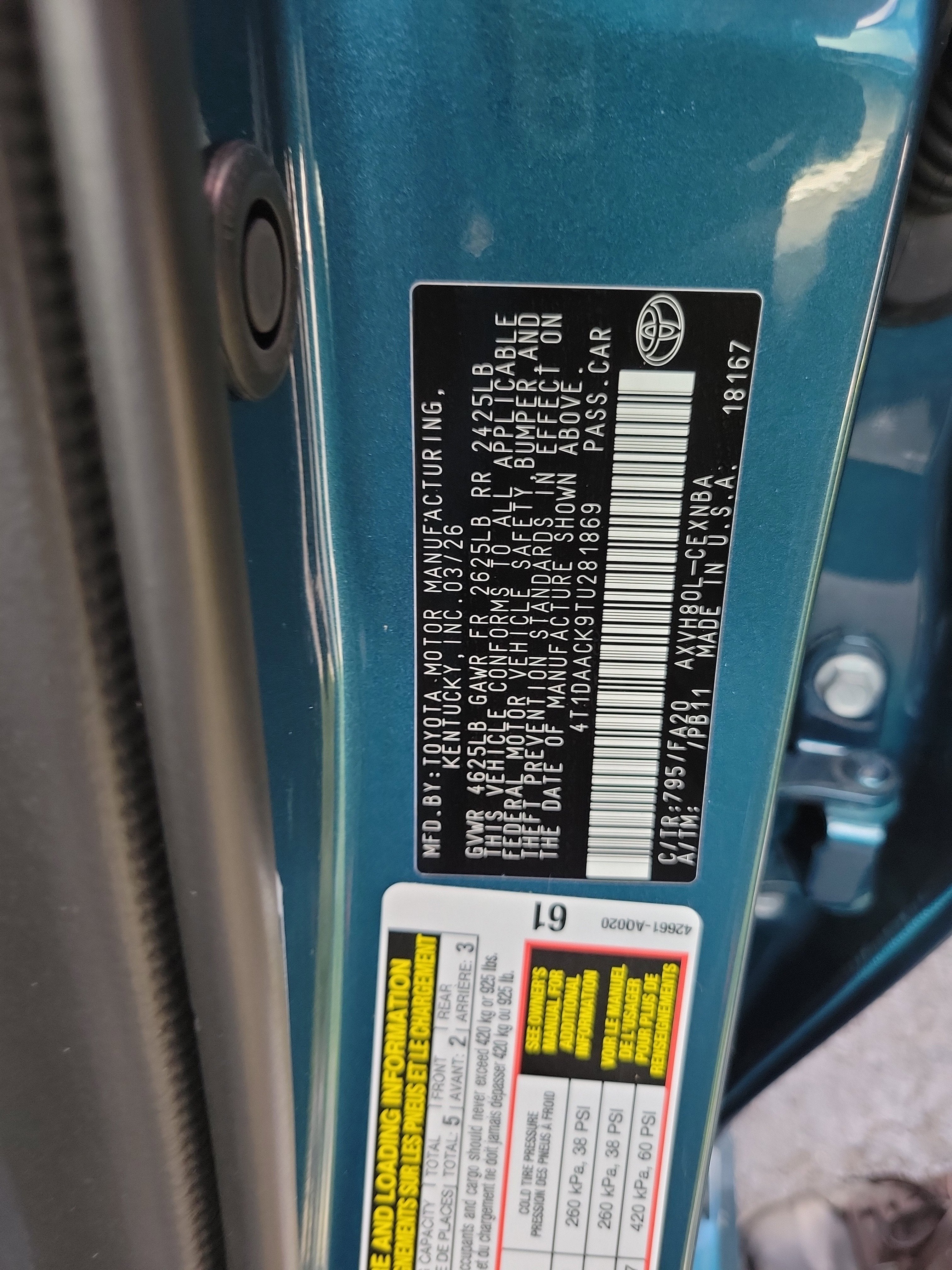 2026 Toyota Camry LE
