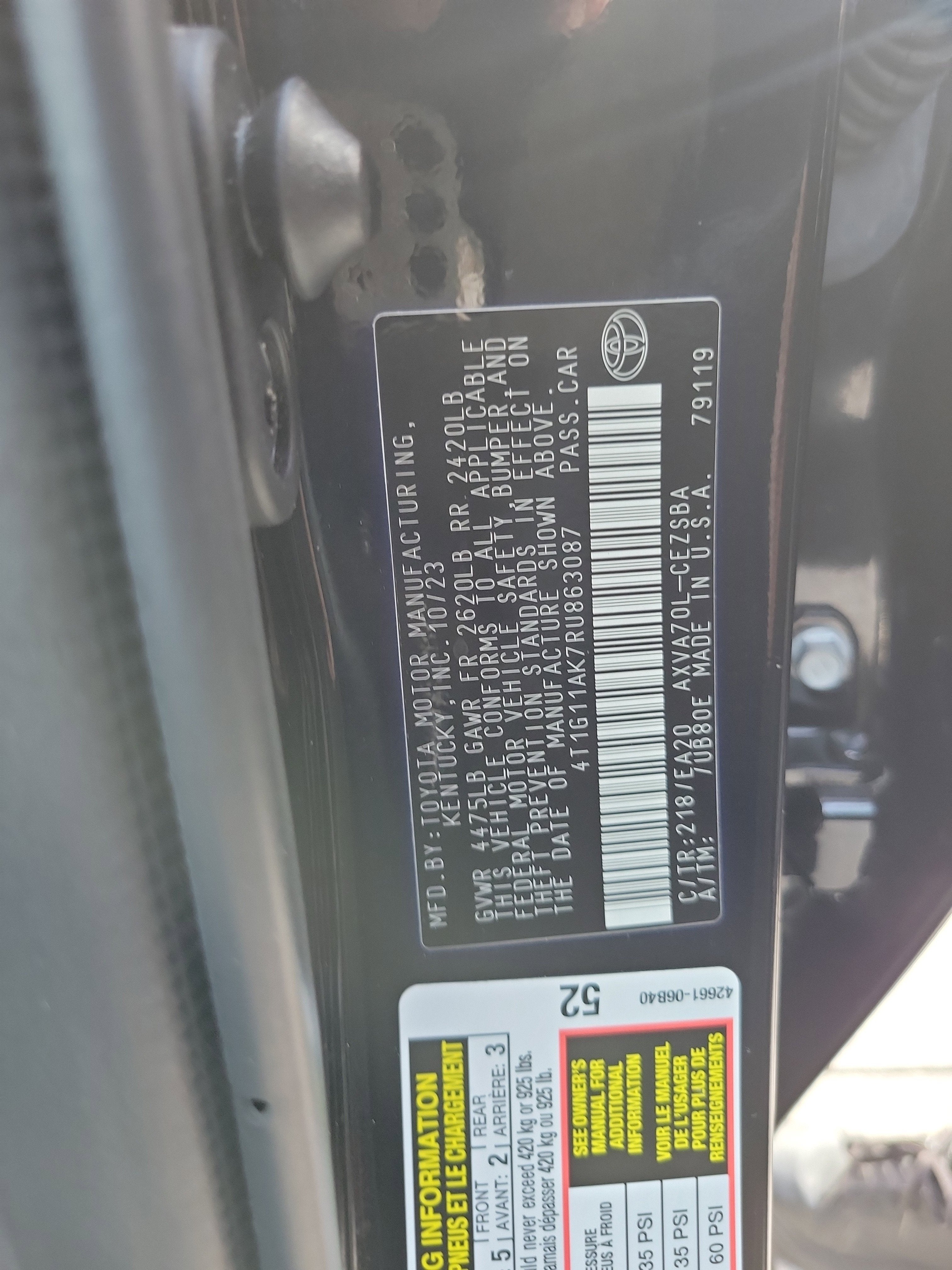 2024 Toyota Camry SE