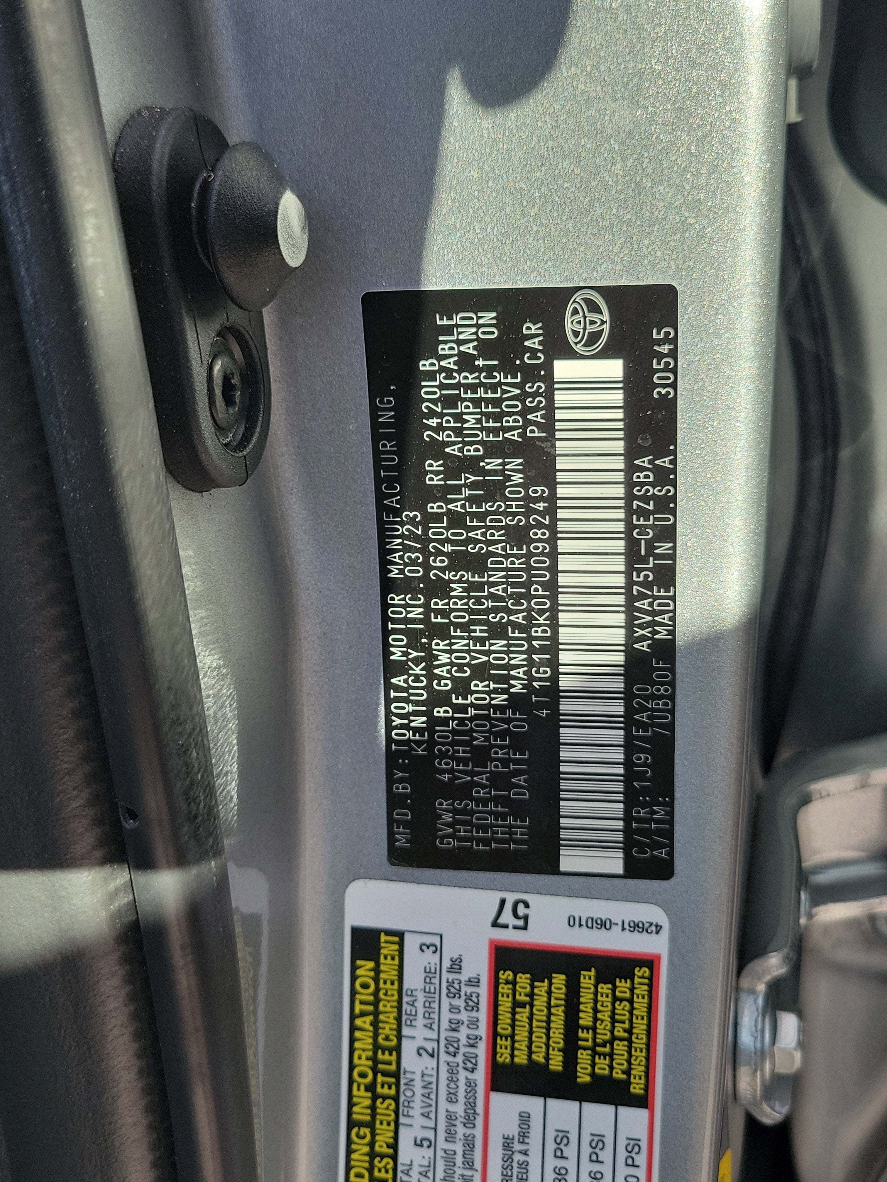 2023 Toyota Camry SE