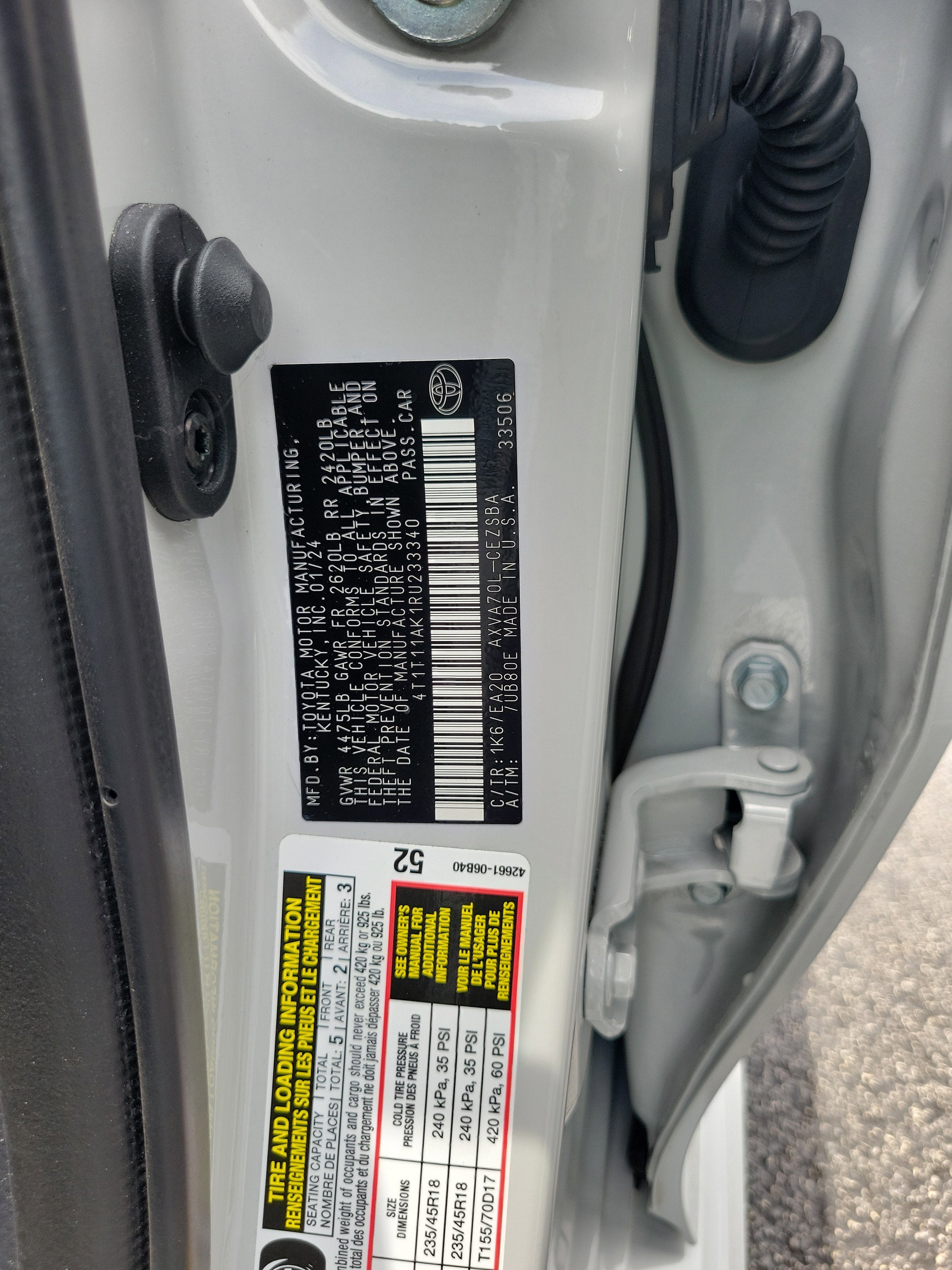 2024 Toyota Camry SE