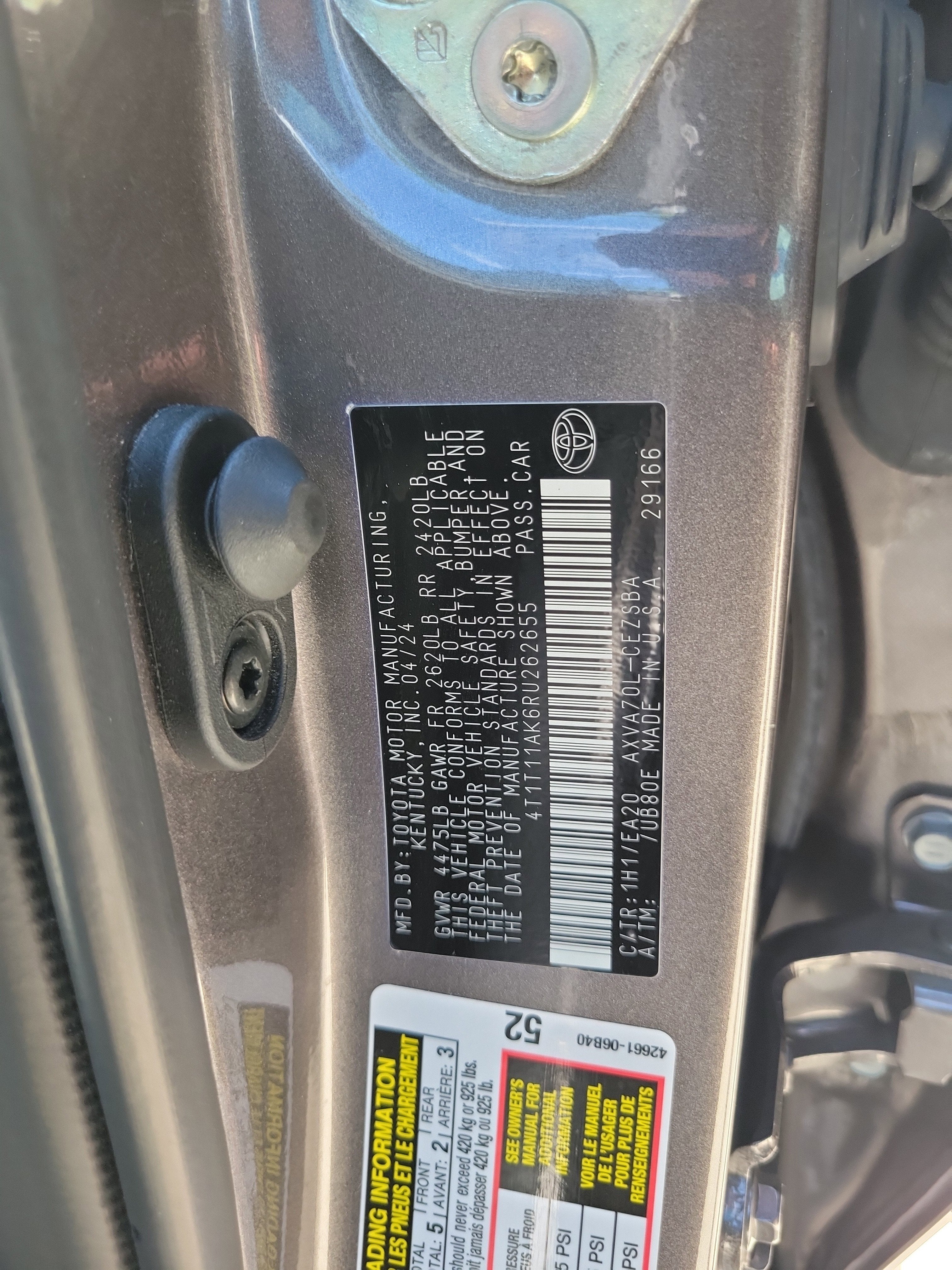 2024 Toyota Camry SE