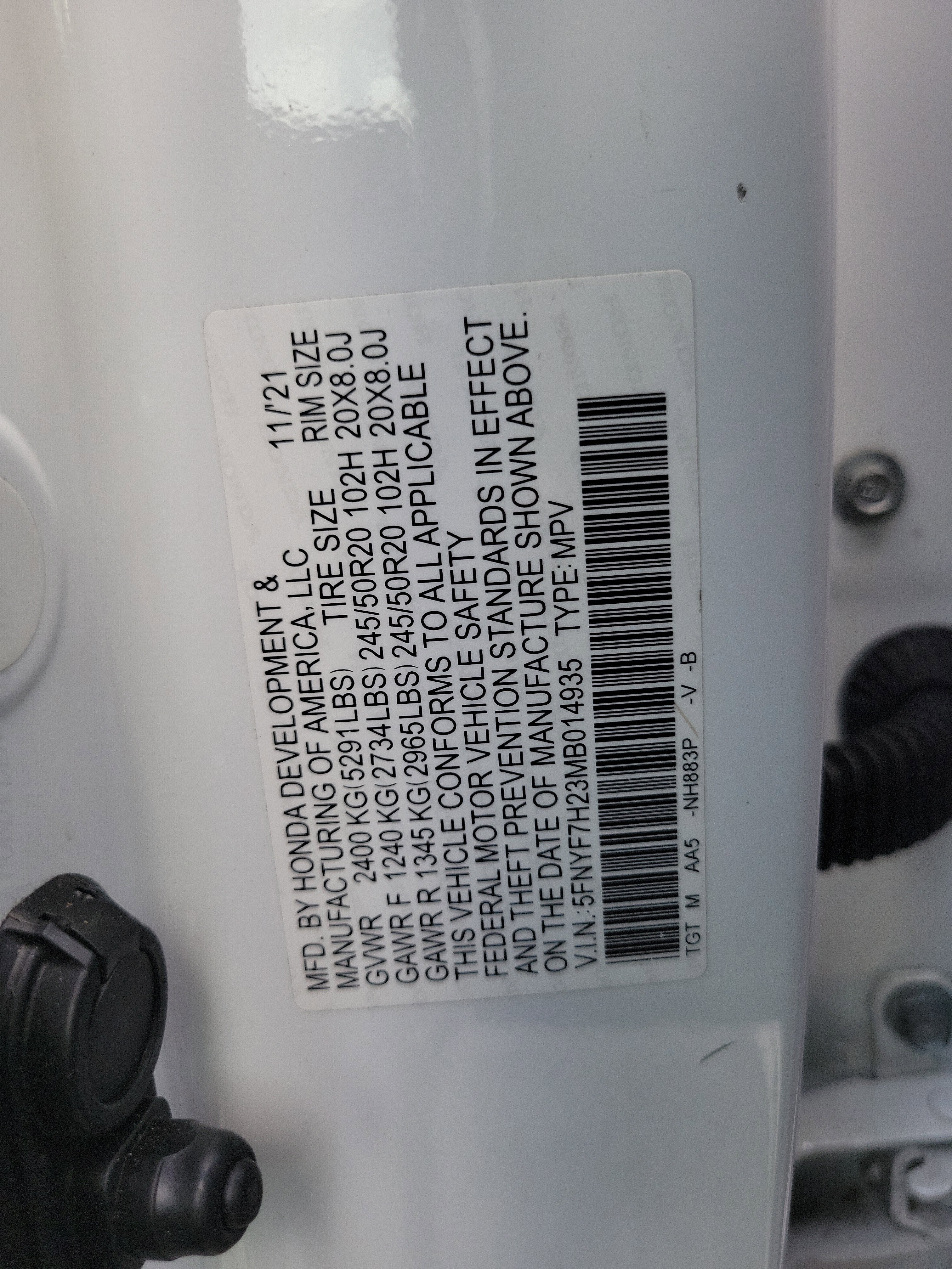 2021 Honda Passport Sport