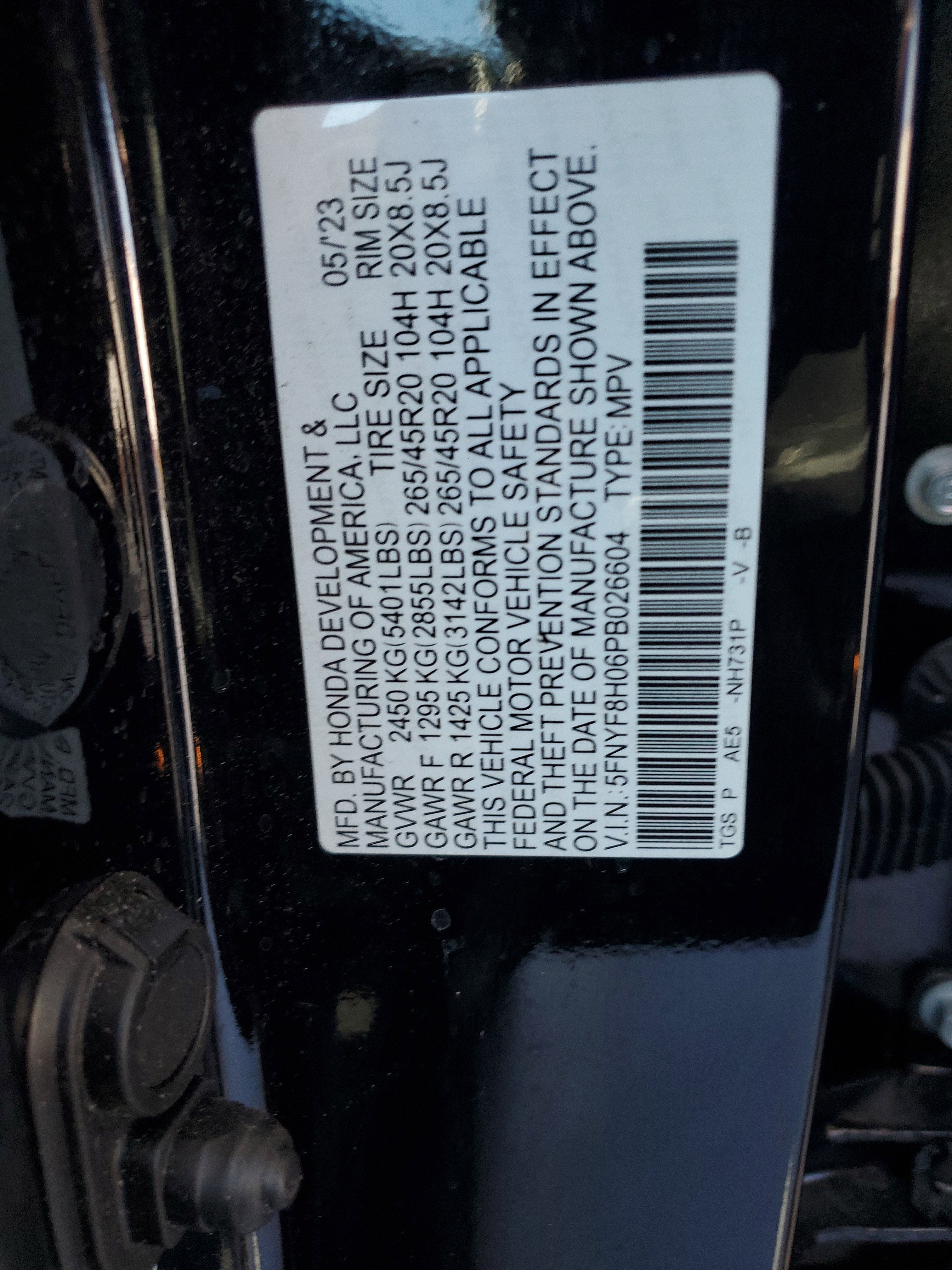 2023 Honda Passport Elite