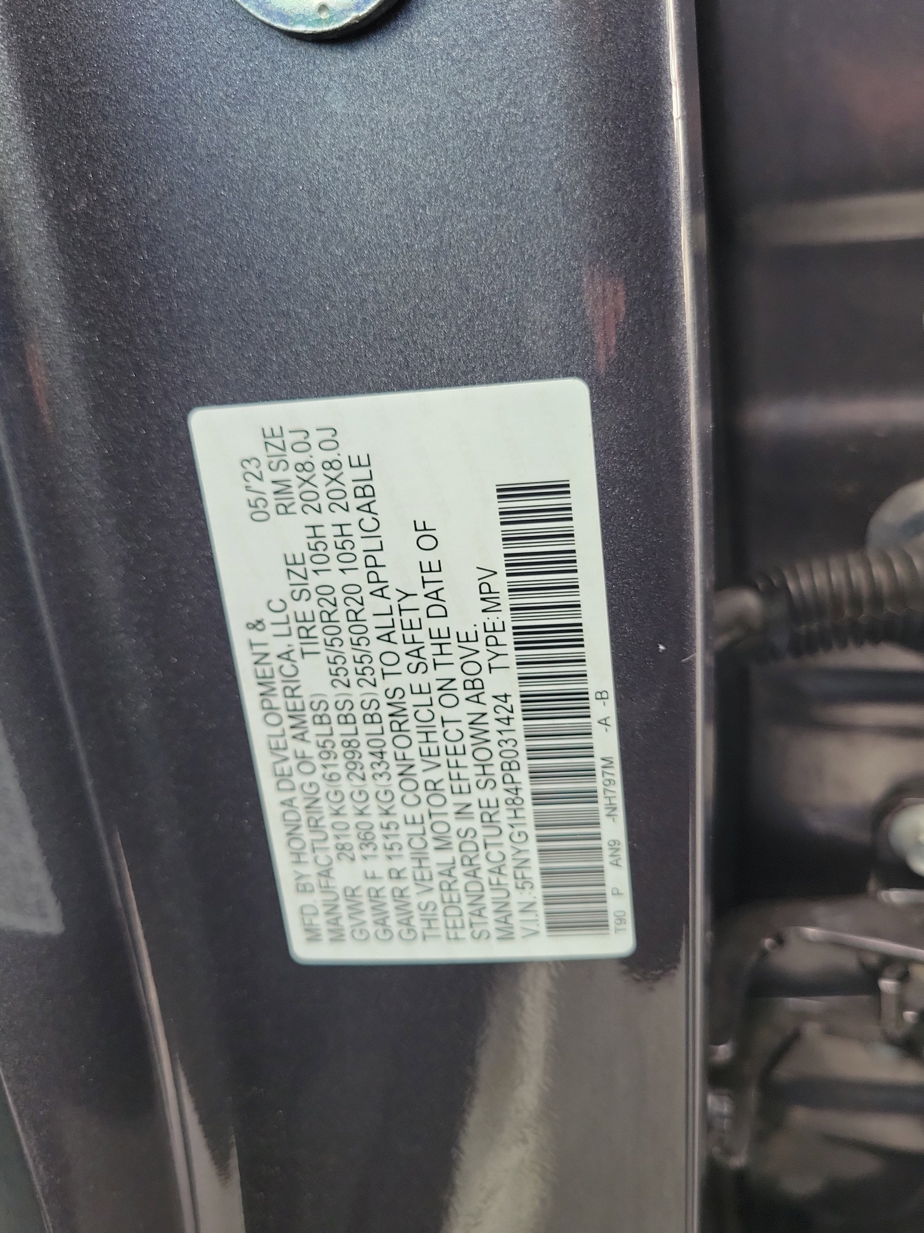 2023 Honda Pilot Elite