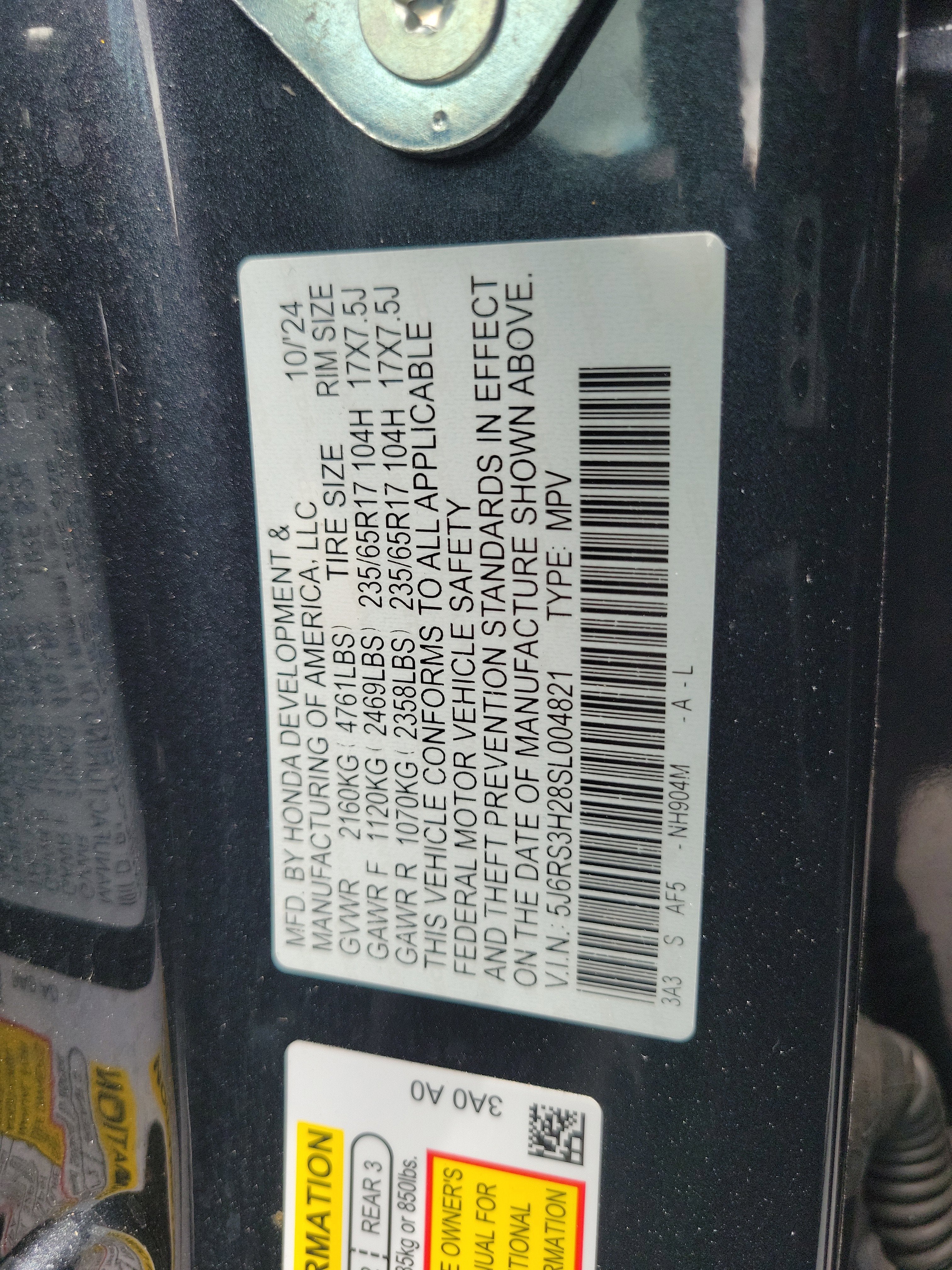 2025 Honda CR-V LX