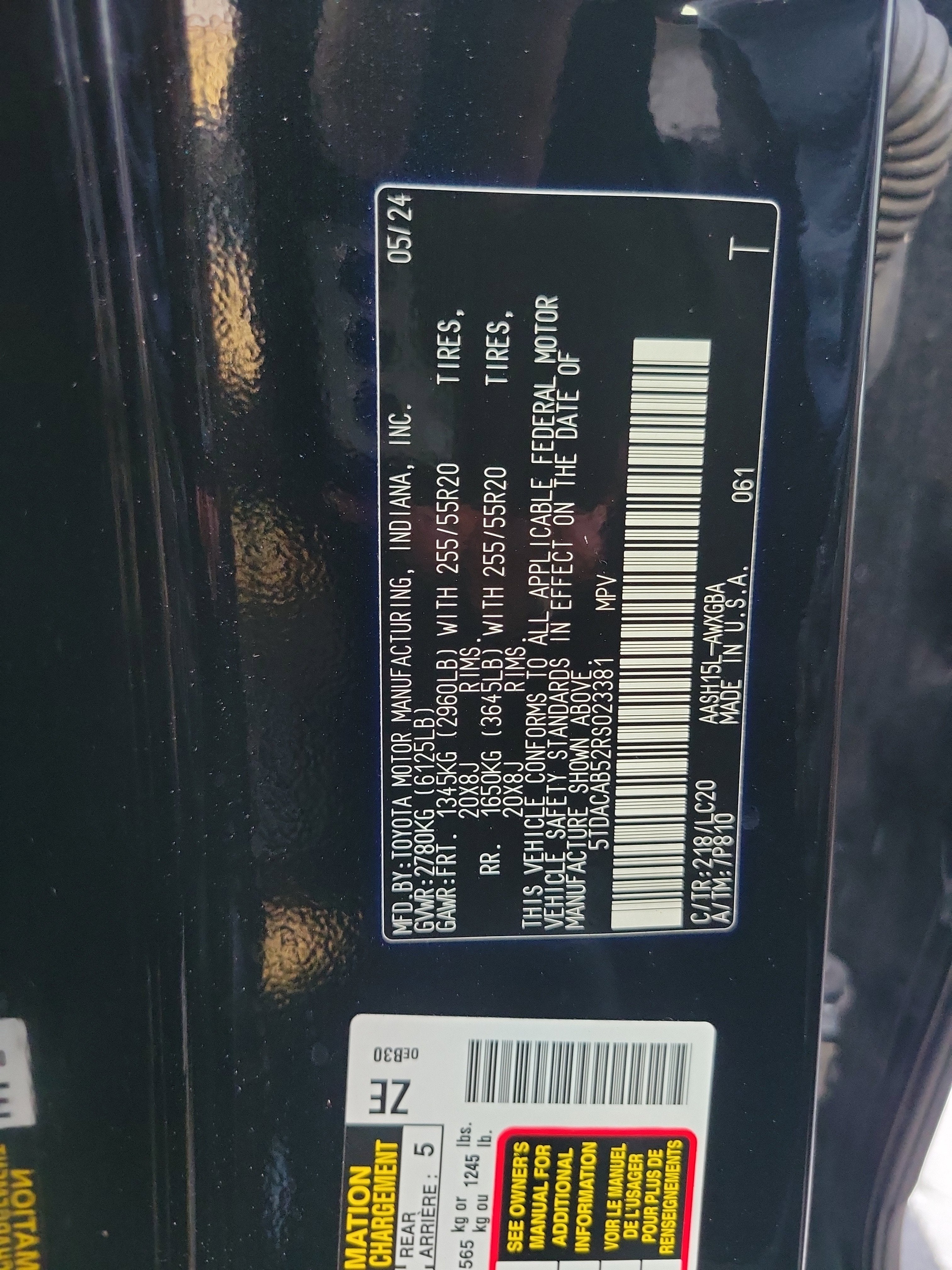 2024 Toyota Grand Highlander Hybrid Limited