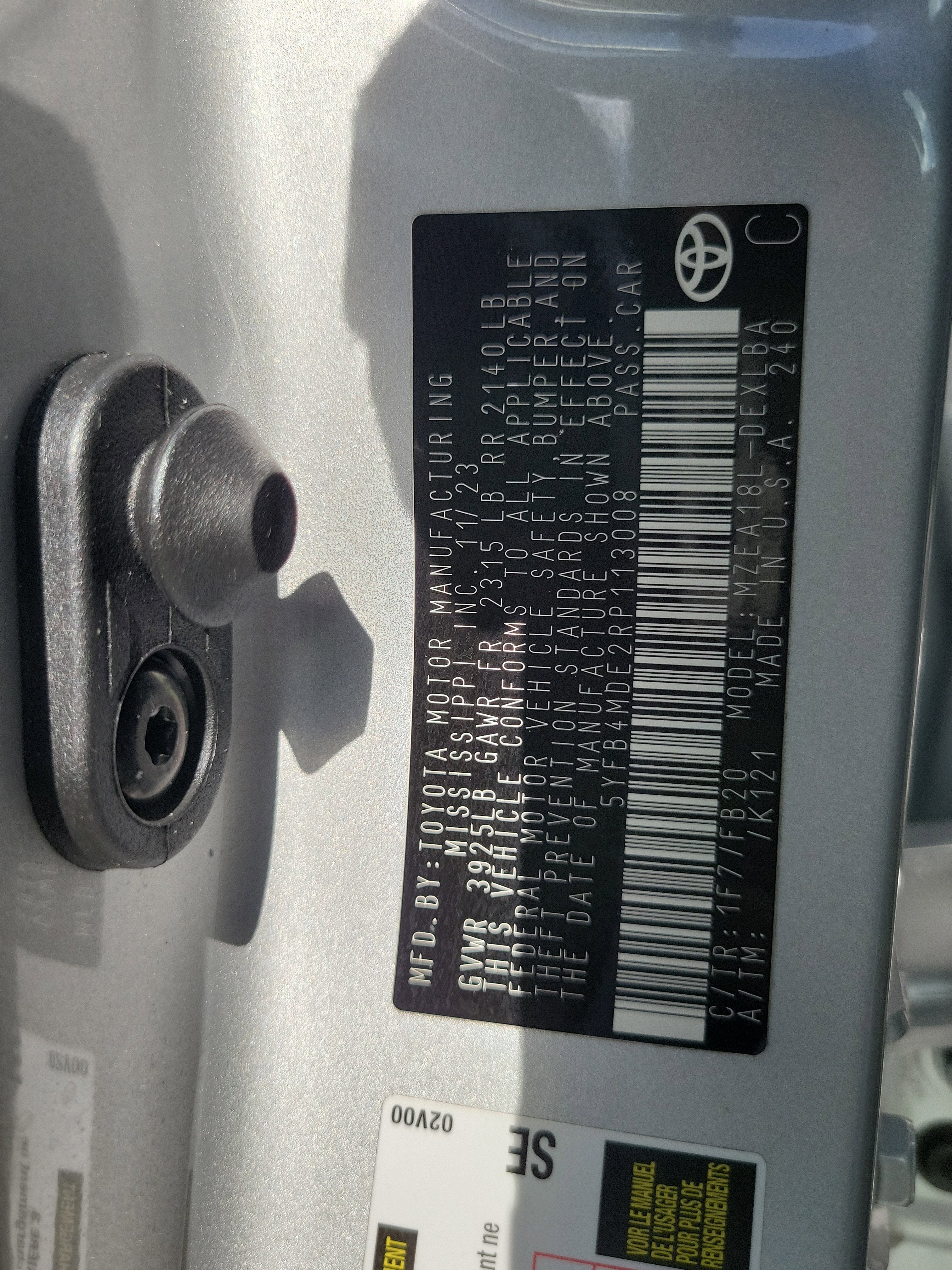 2024 Toyota Corolla LE