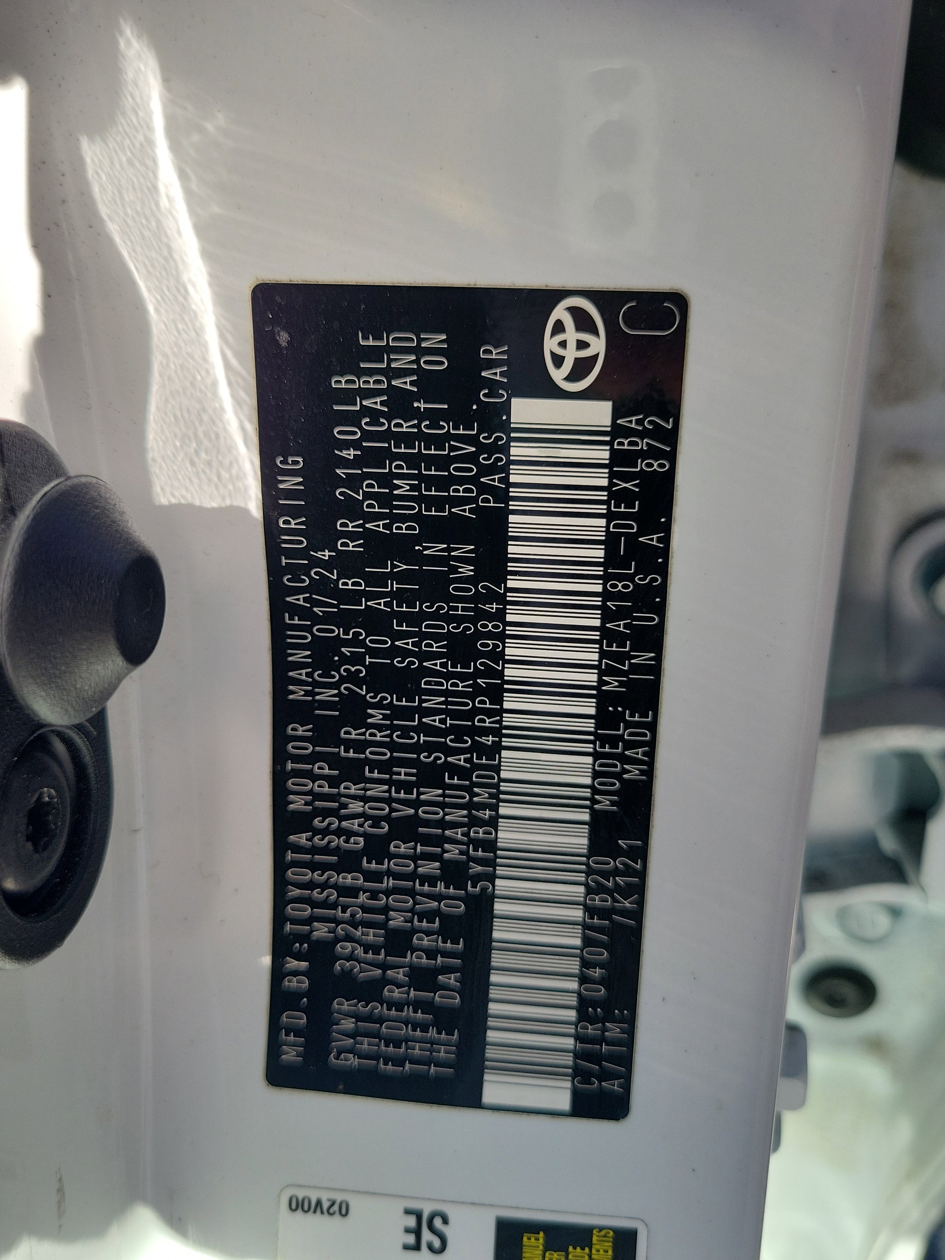 2024 Toyota Corolla LE