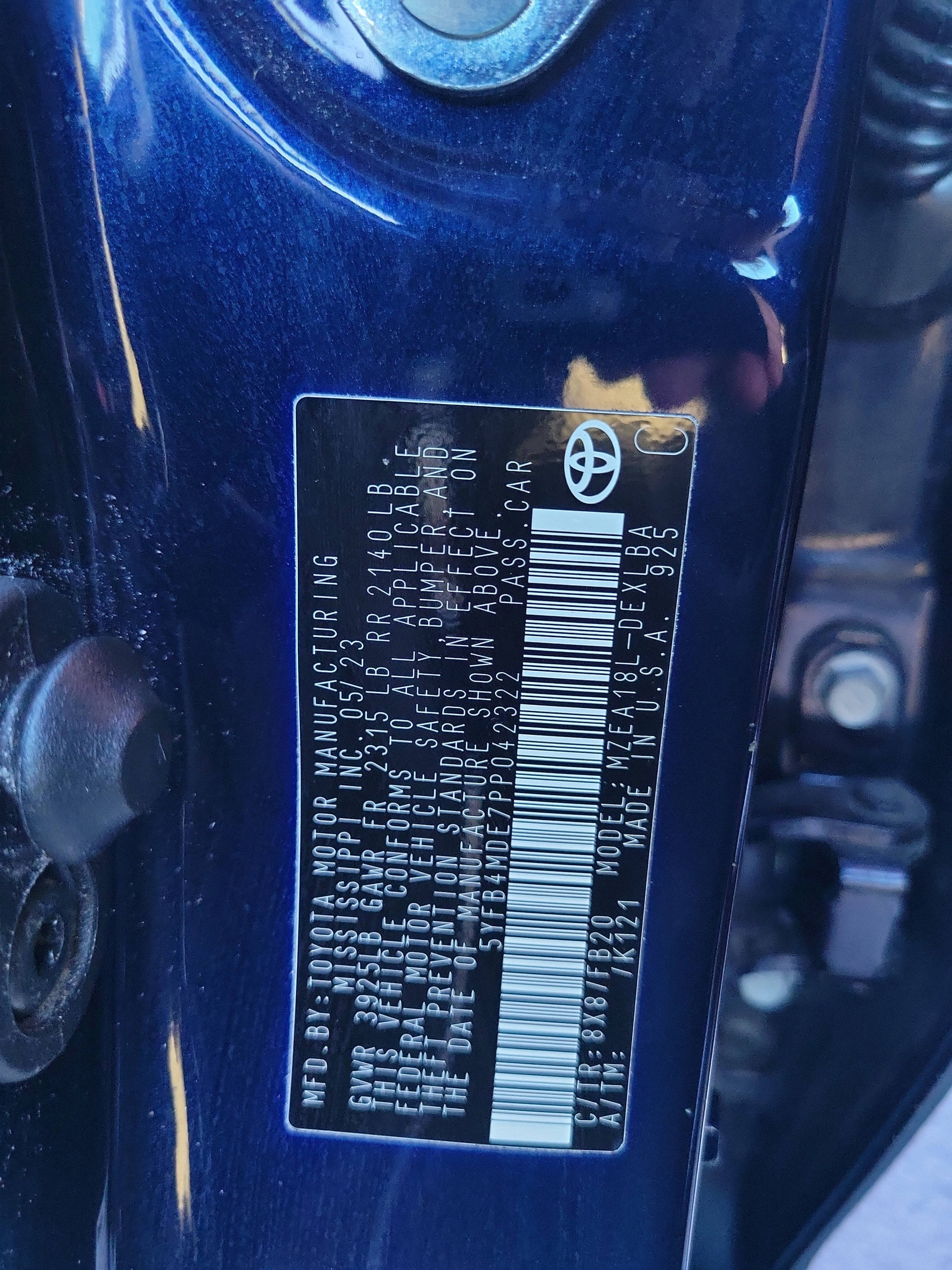 2023 Toyota Corolla LE