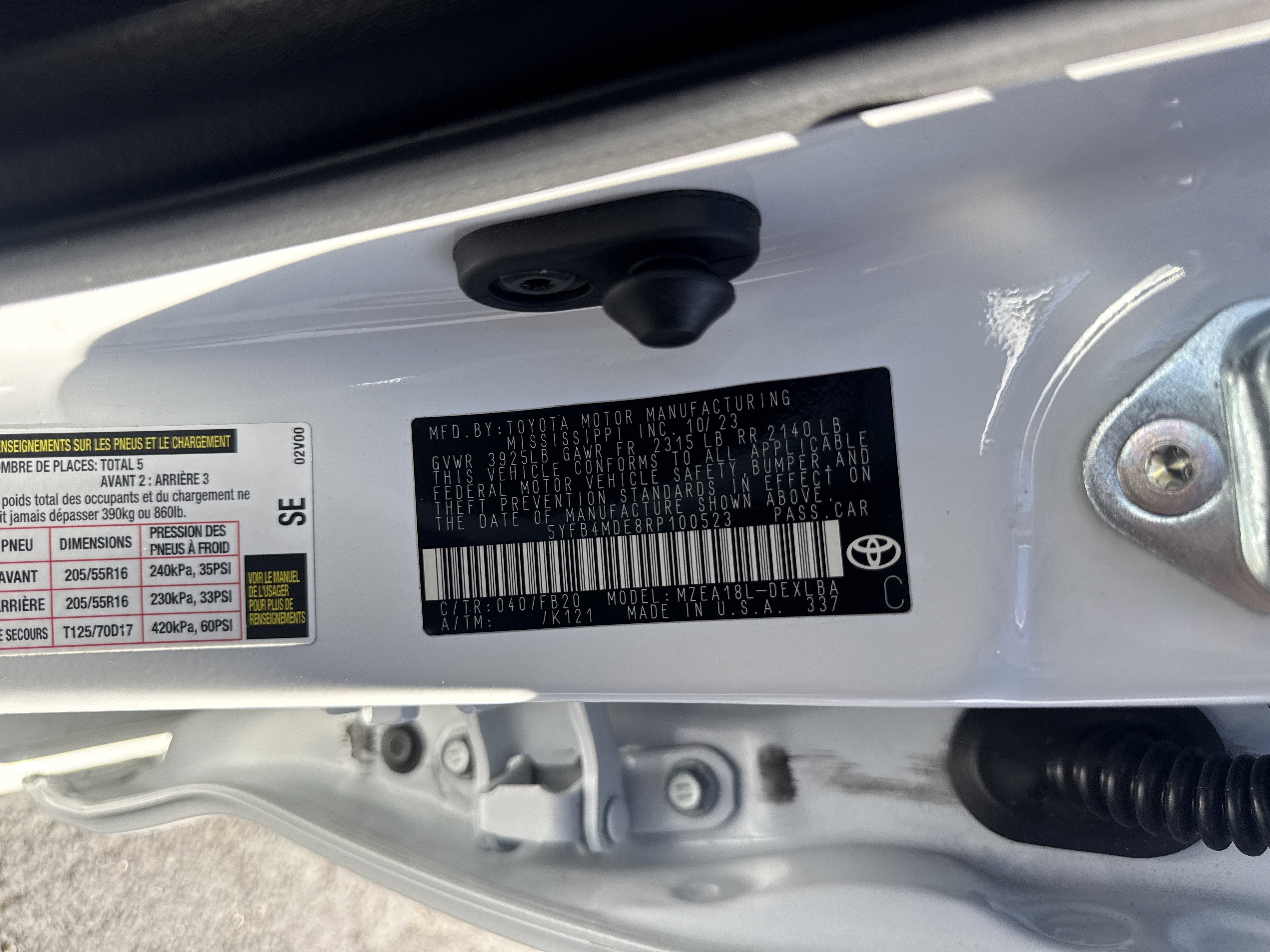 2024 Toyota Corolla LE