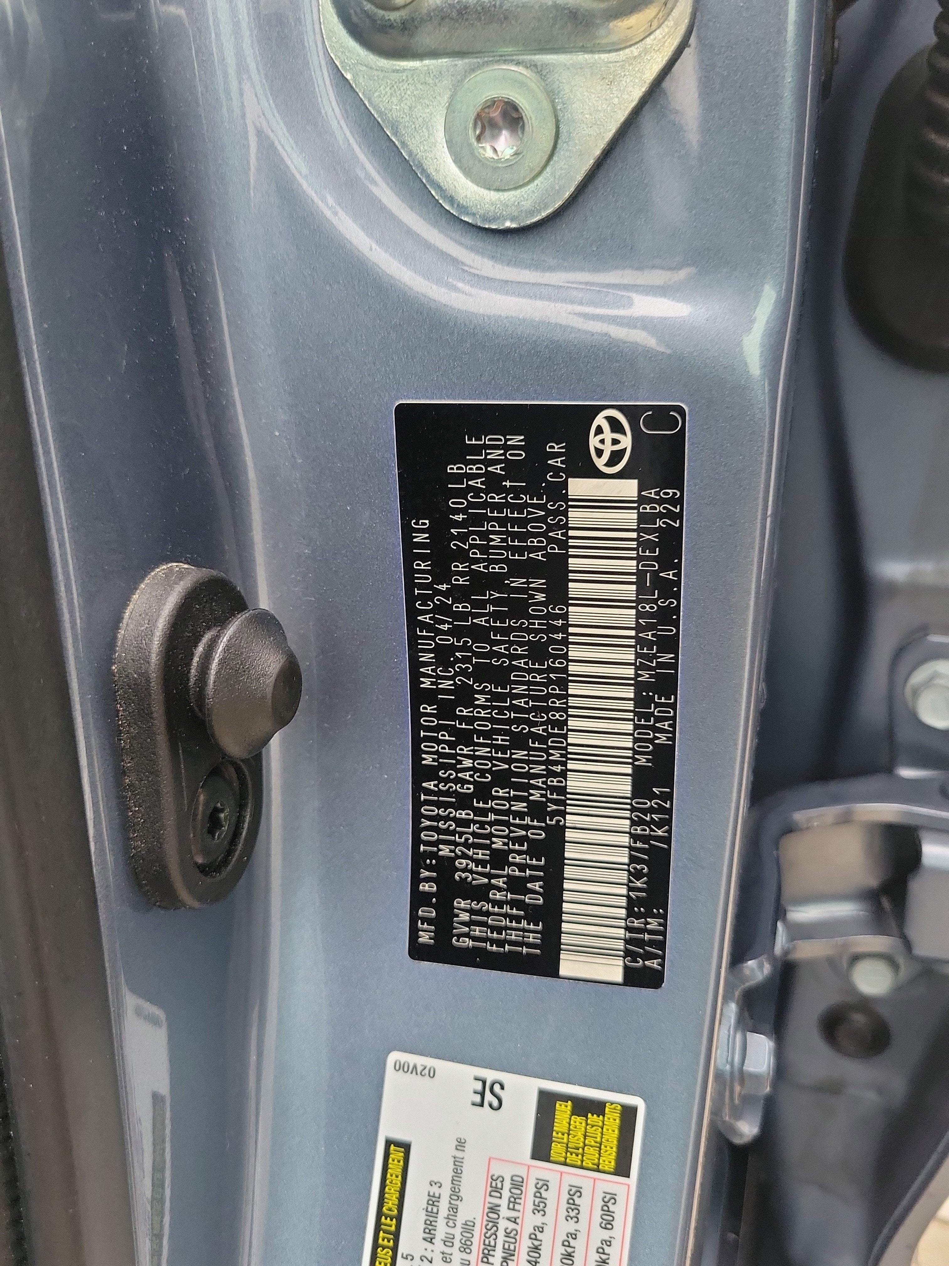 2024 Toyota Corolla LE