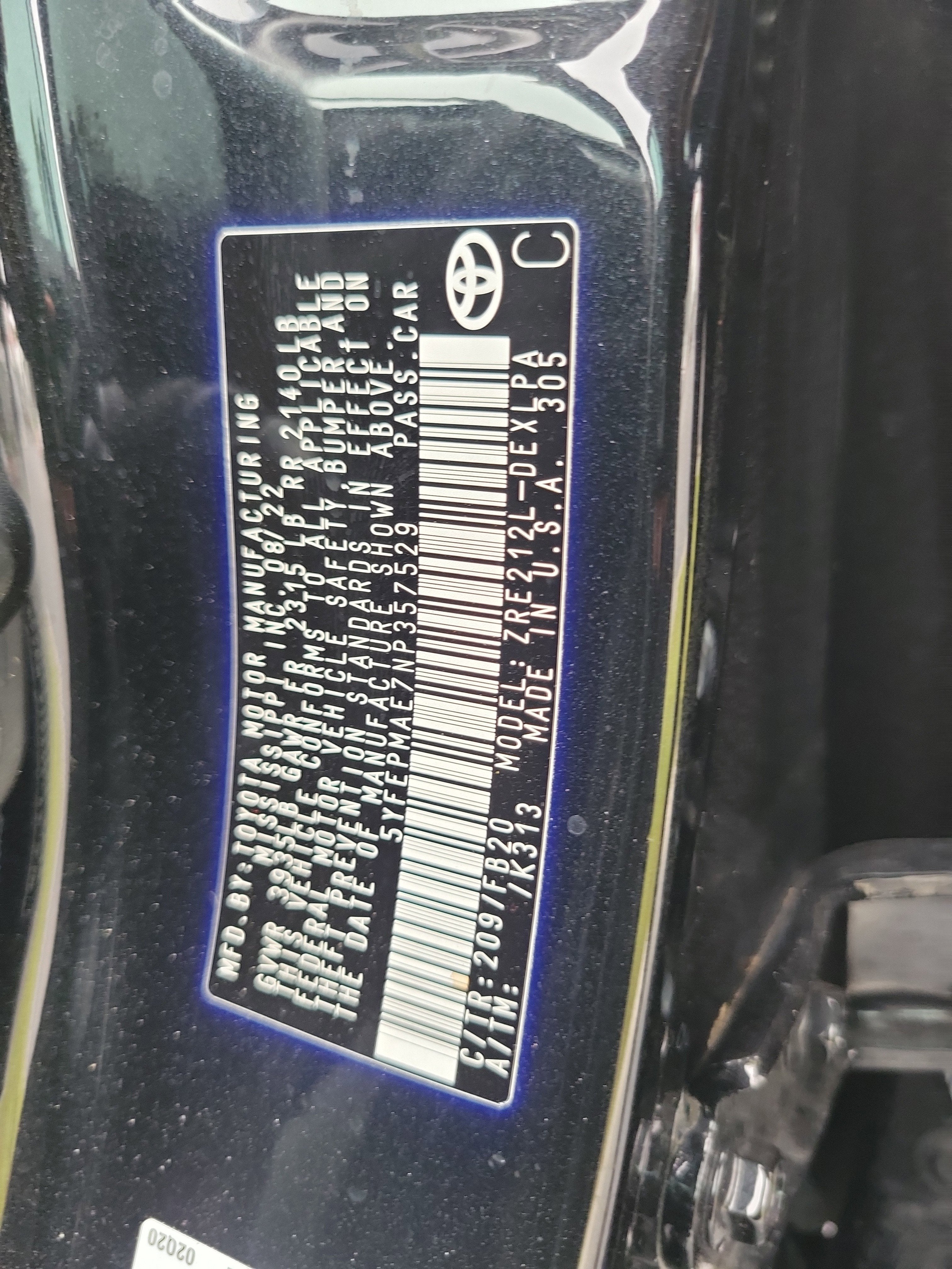 2022 Toyota Corolla LE