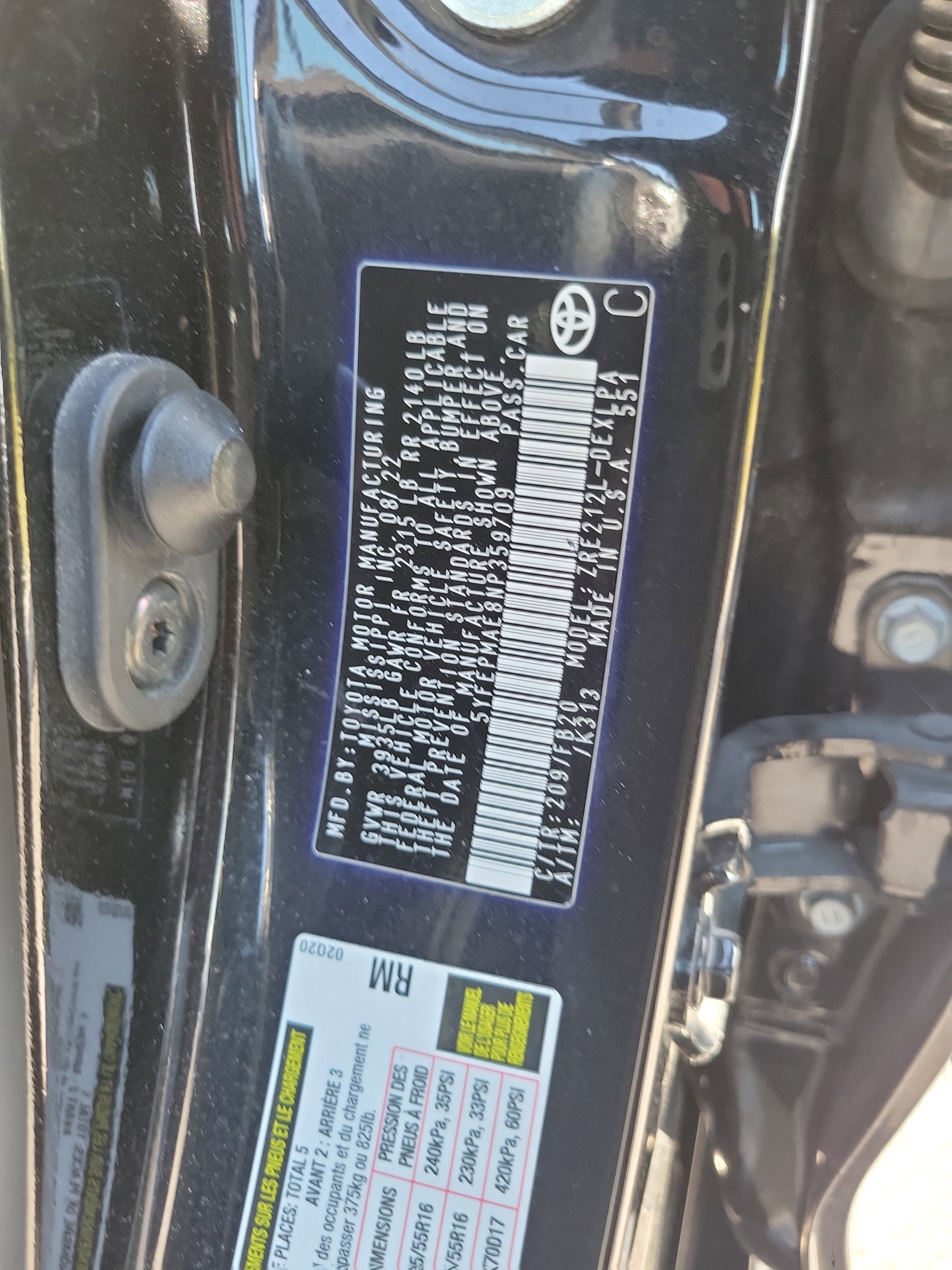 2022 Toyota Corolla LE