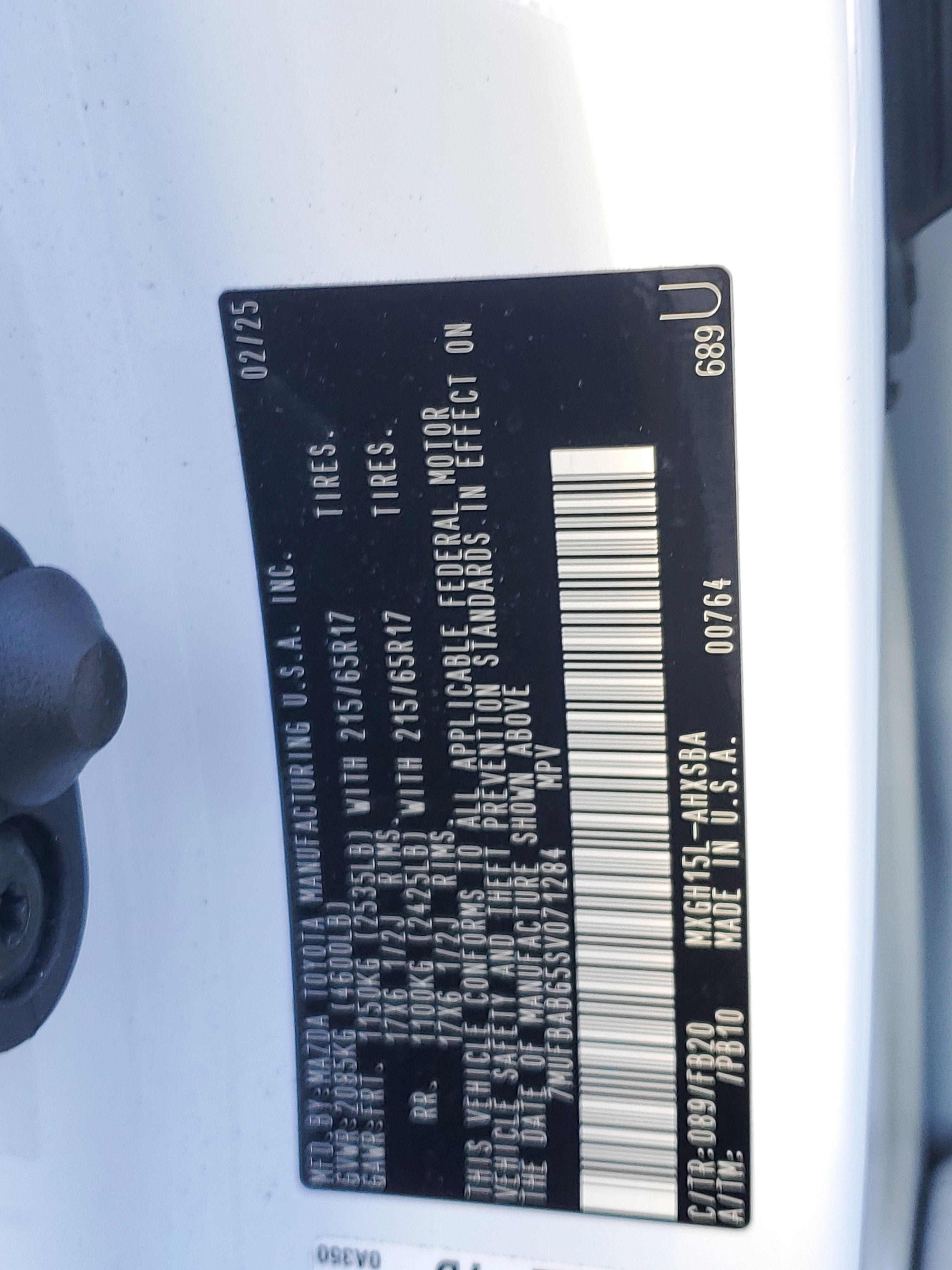 2025 Toyota Corolla Cross Hybrid S