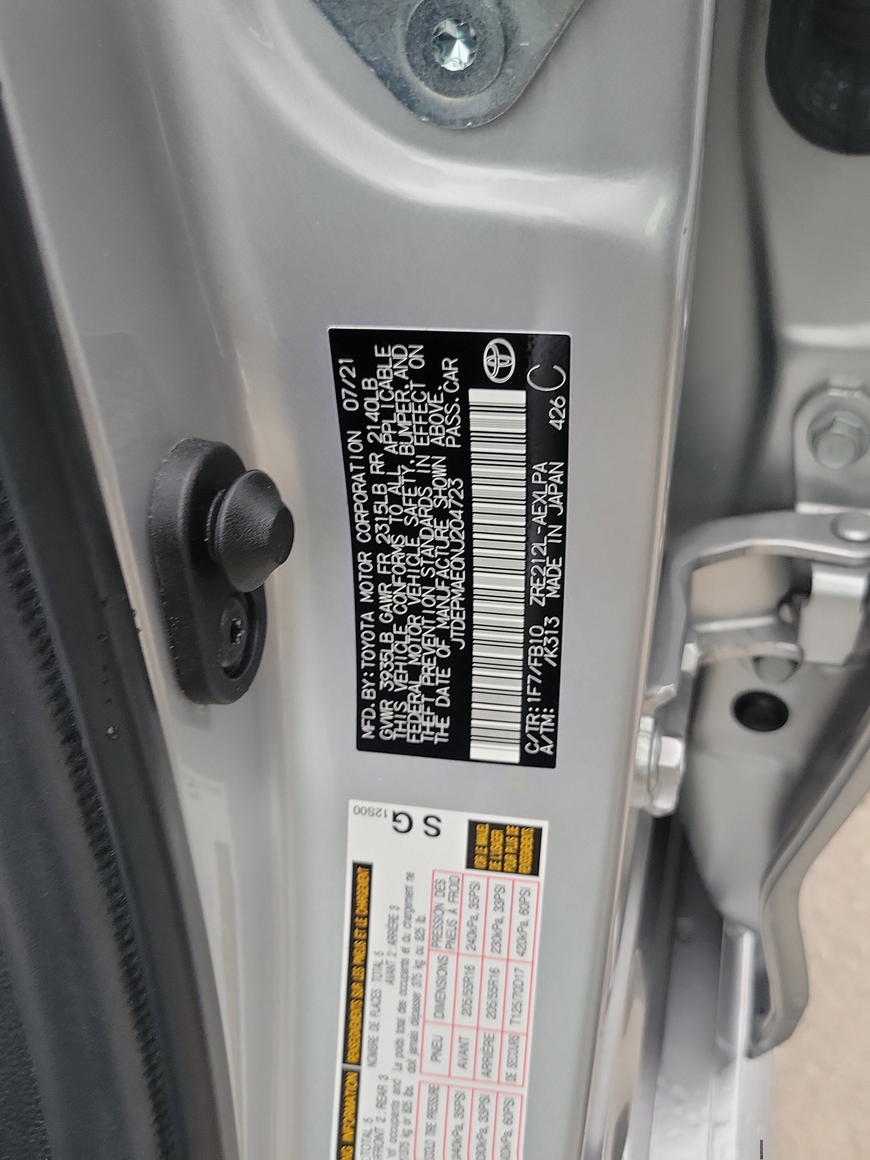 2022 Toyota Corolla LE