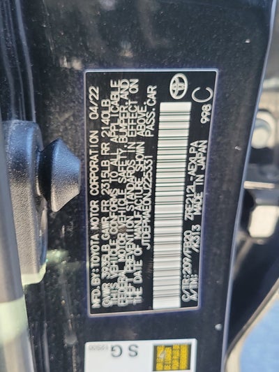 2022 Toyota Corolla LE