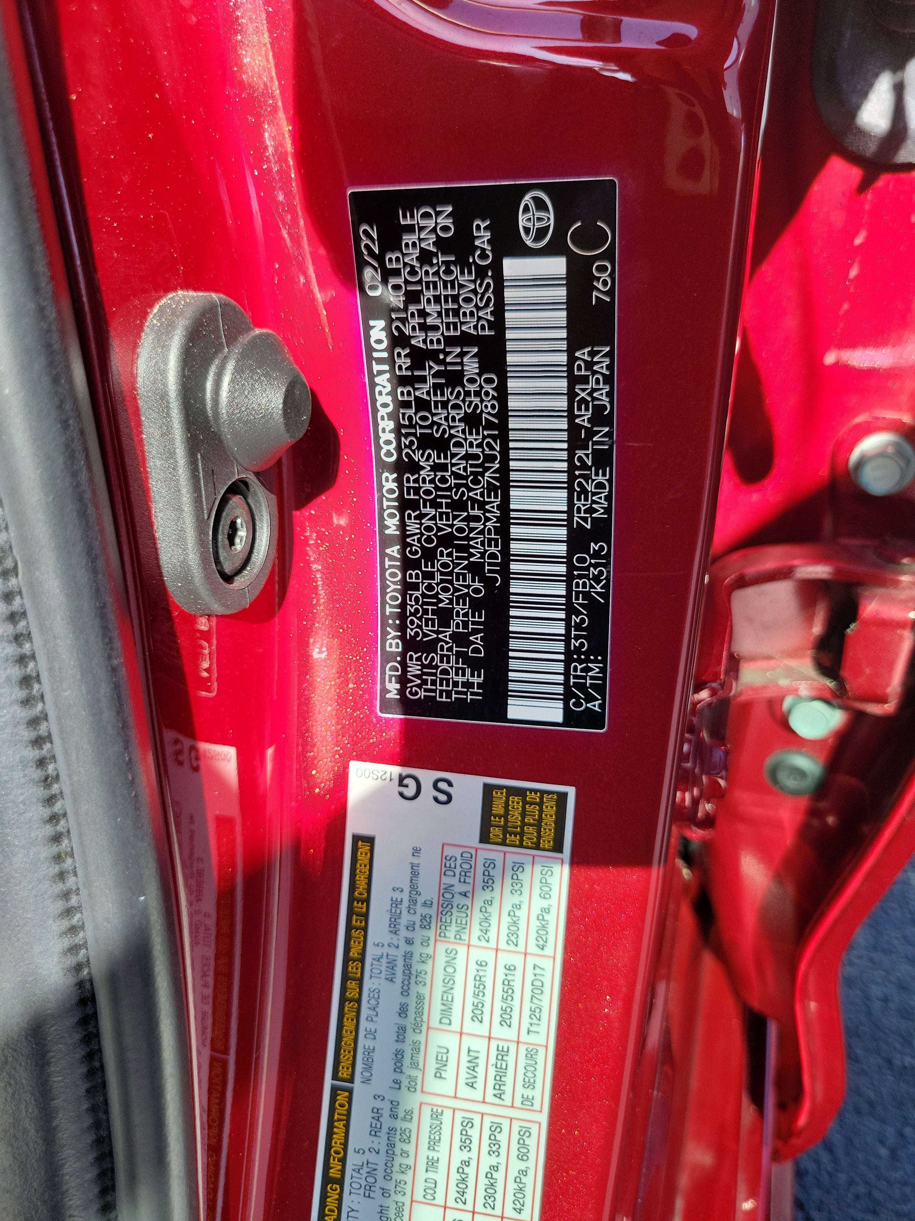 2022 Toyota Corolla LE