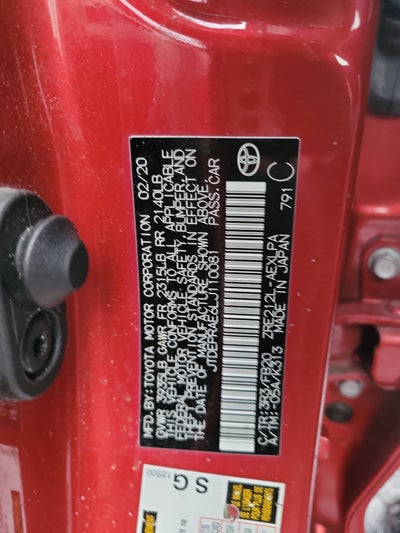 2020 Toyota Corolla LE