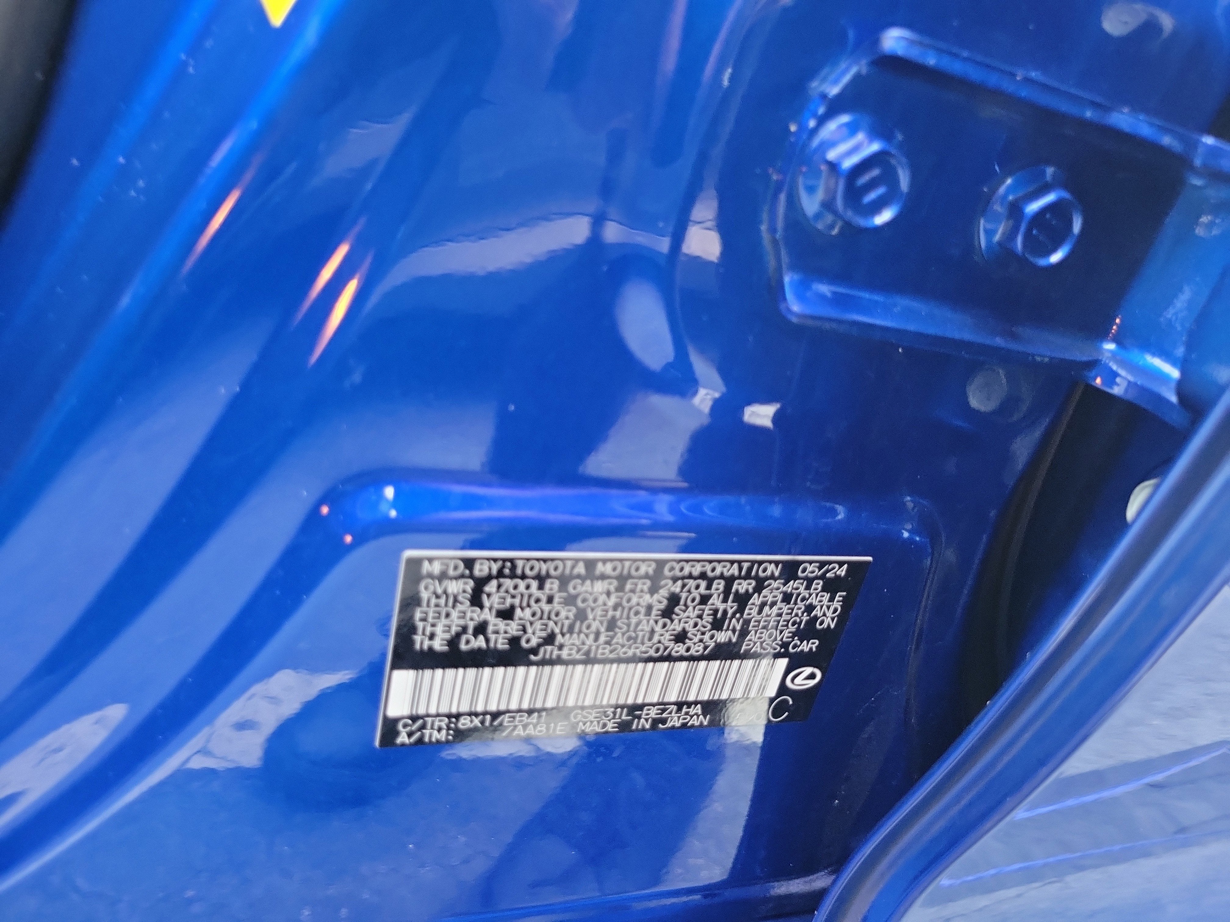 2024 Lexus IS IS 350 F SPORT Design