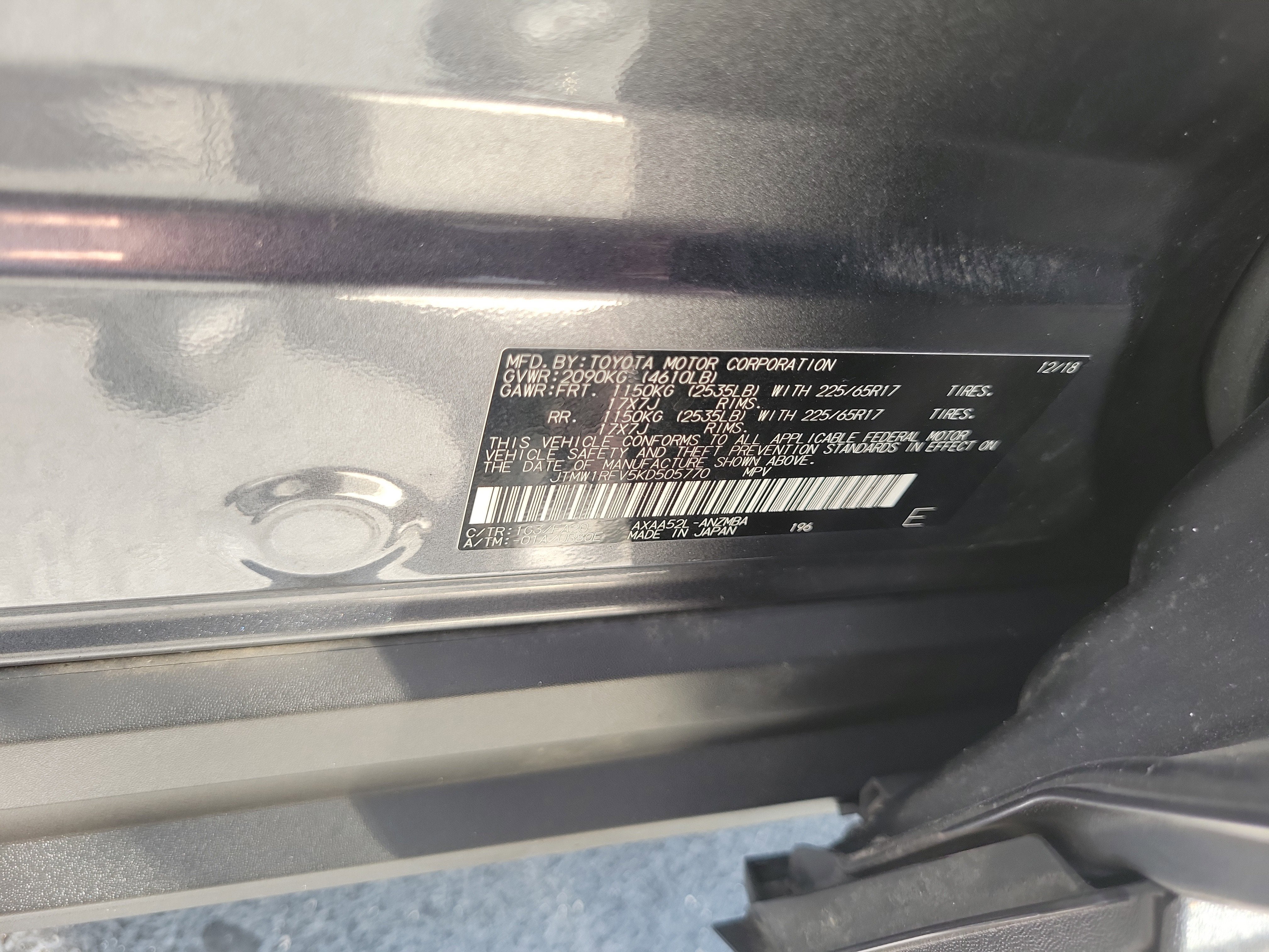 2019 Toyota RAV4 XLE