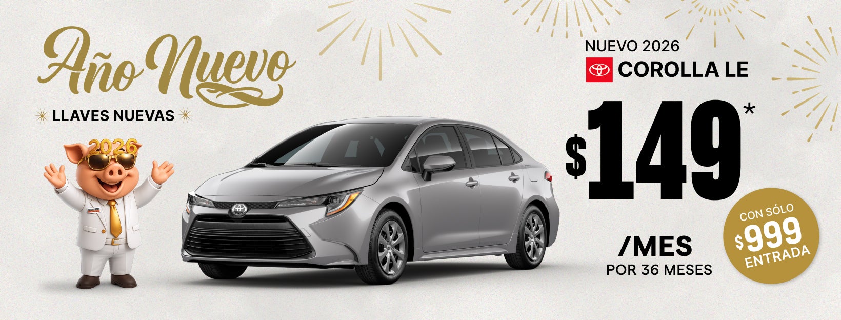 Año Nuevo - Nuevo 2026 - Corolla LE