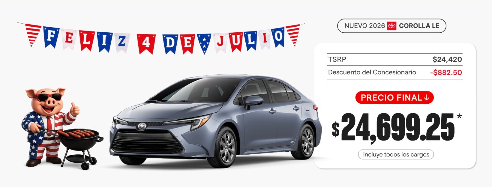 Nuevo 2026 Toyota Corolla LE