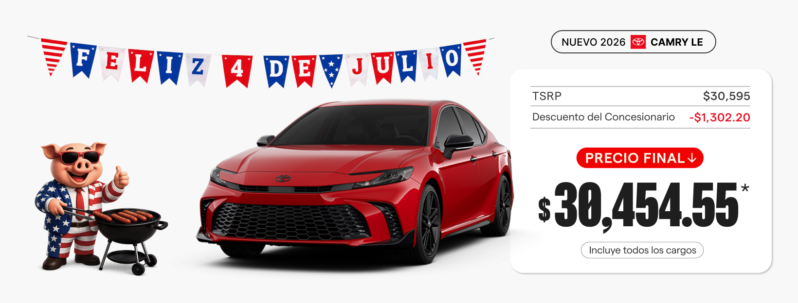 Nuevo 2026 Toyota Camry LE