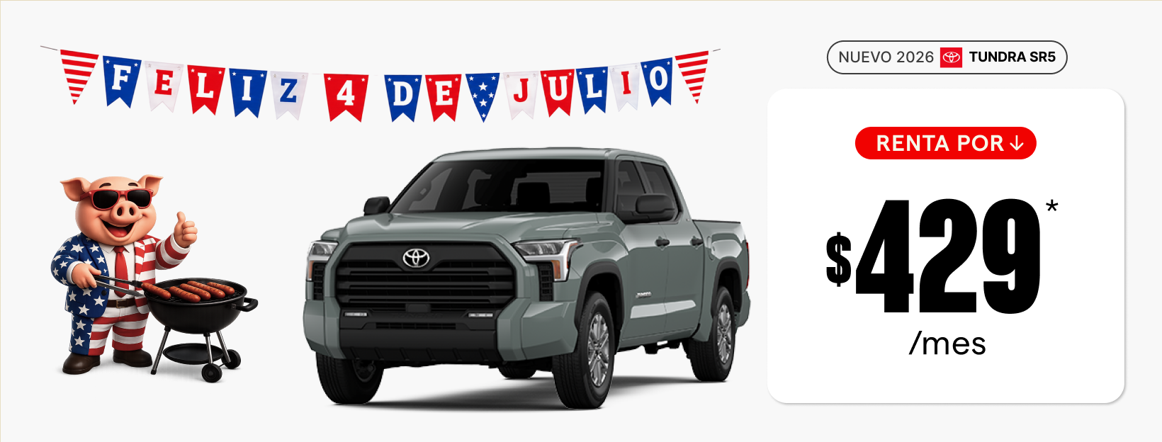 Nuevo 2026 Toyota Tundra SR5