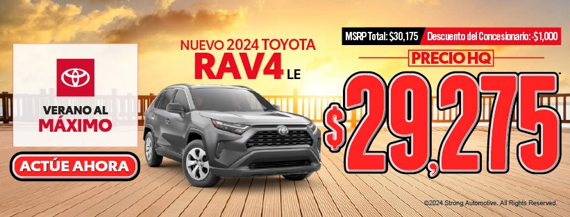 Nuevo 2024 Toyota Rav4 LE Precio HQ: $29,275*