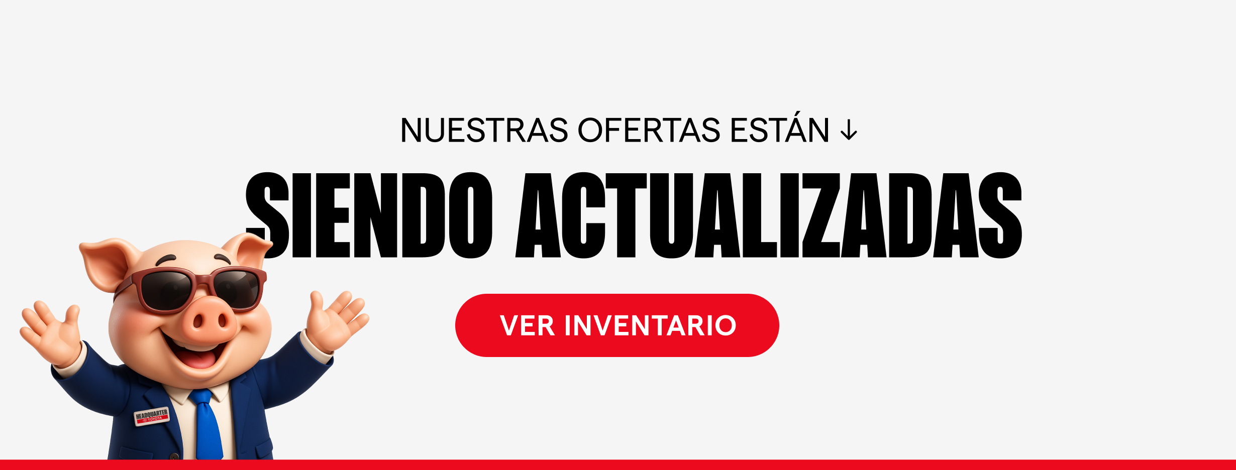 Nuestras ofertas están siendo actualizadas